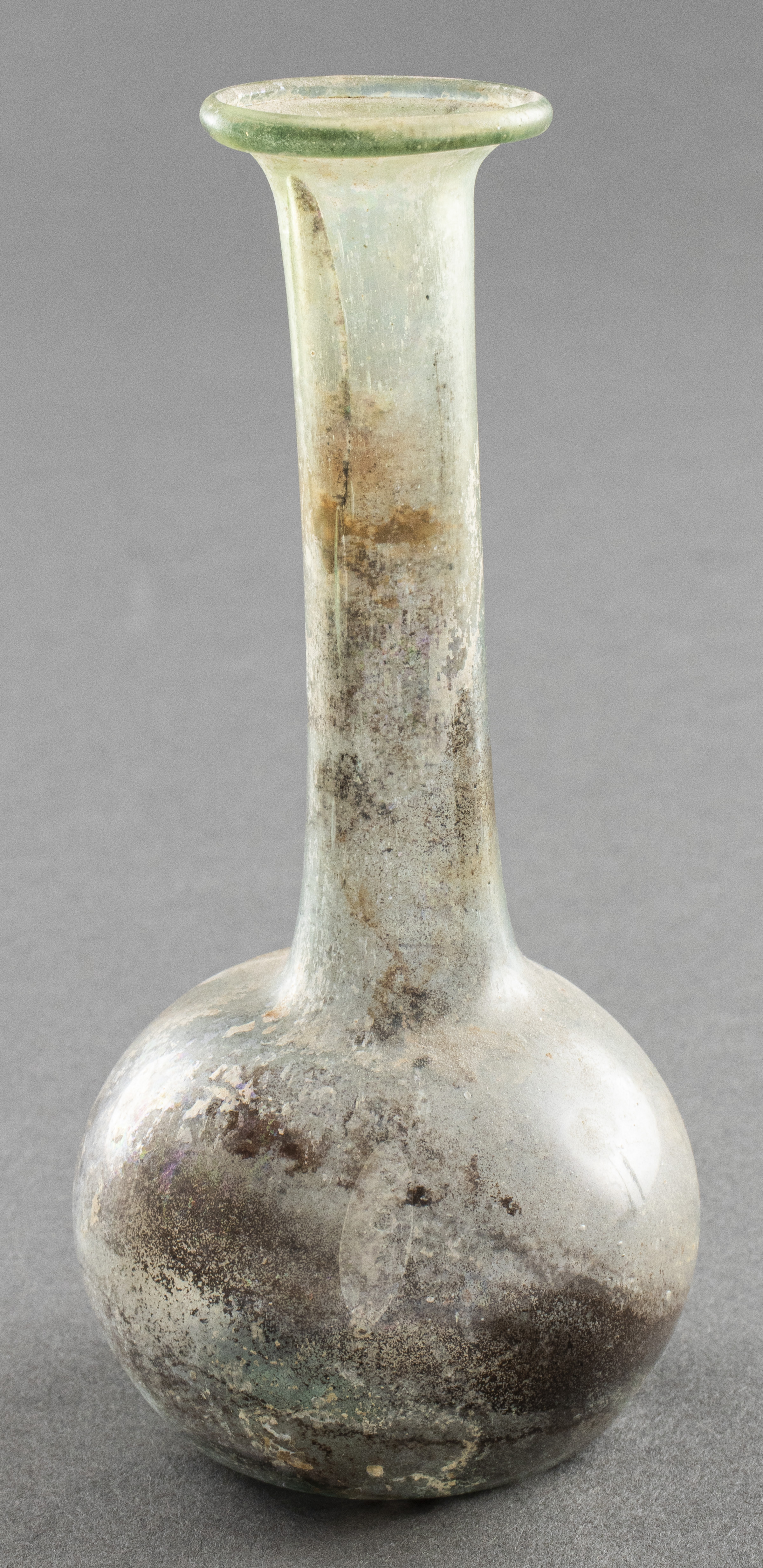 ANCIENT ROMAN GLASS UNGUENT BOTTLE 3c4ac2
