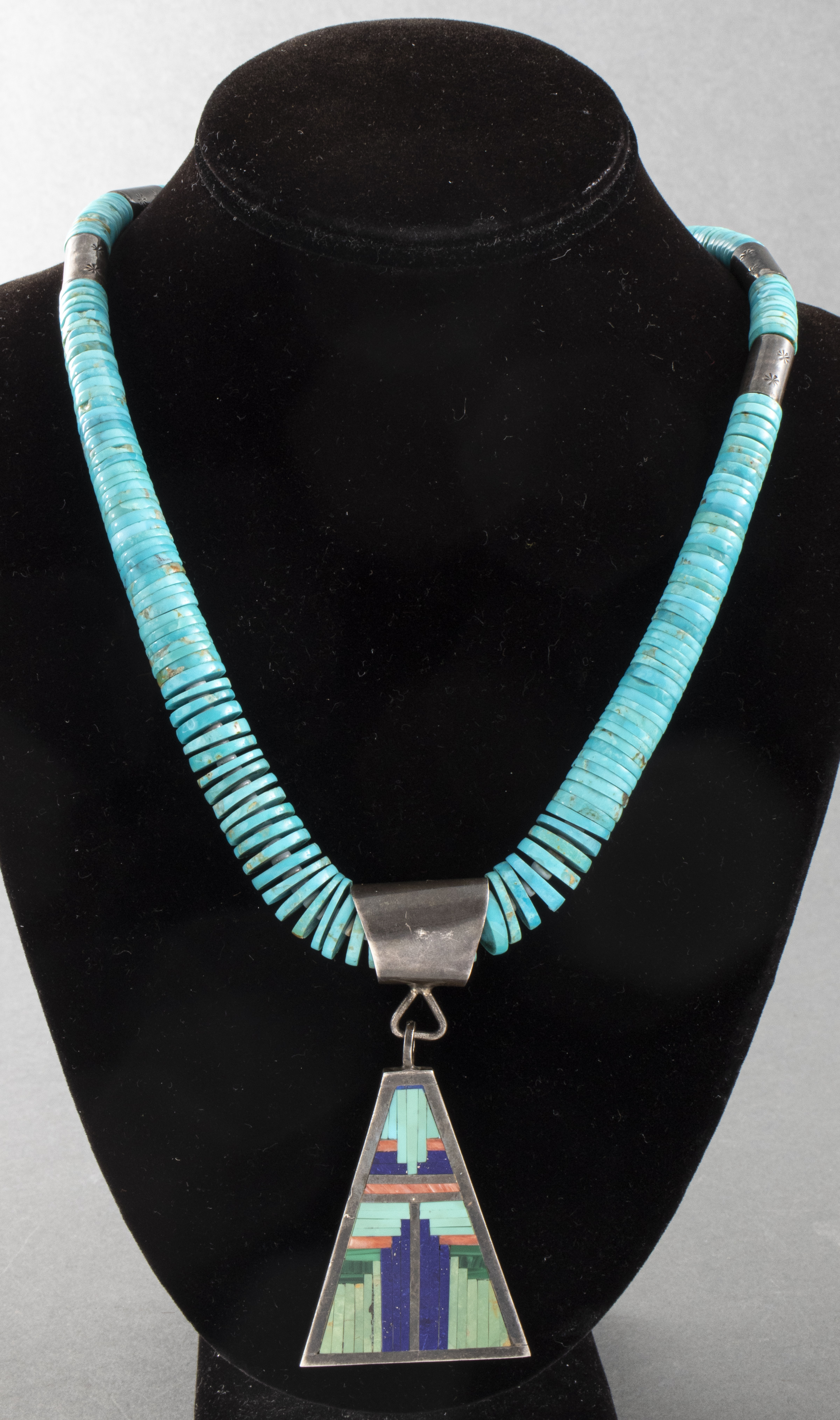 S.C. MEDINA NAVAJO SILVER & TURQUOISE