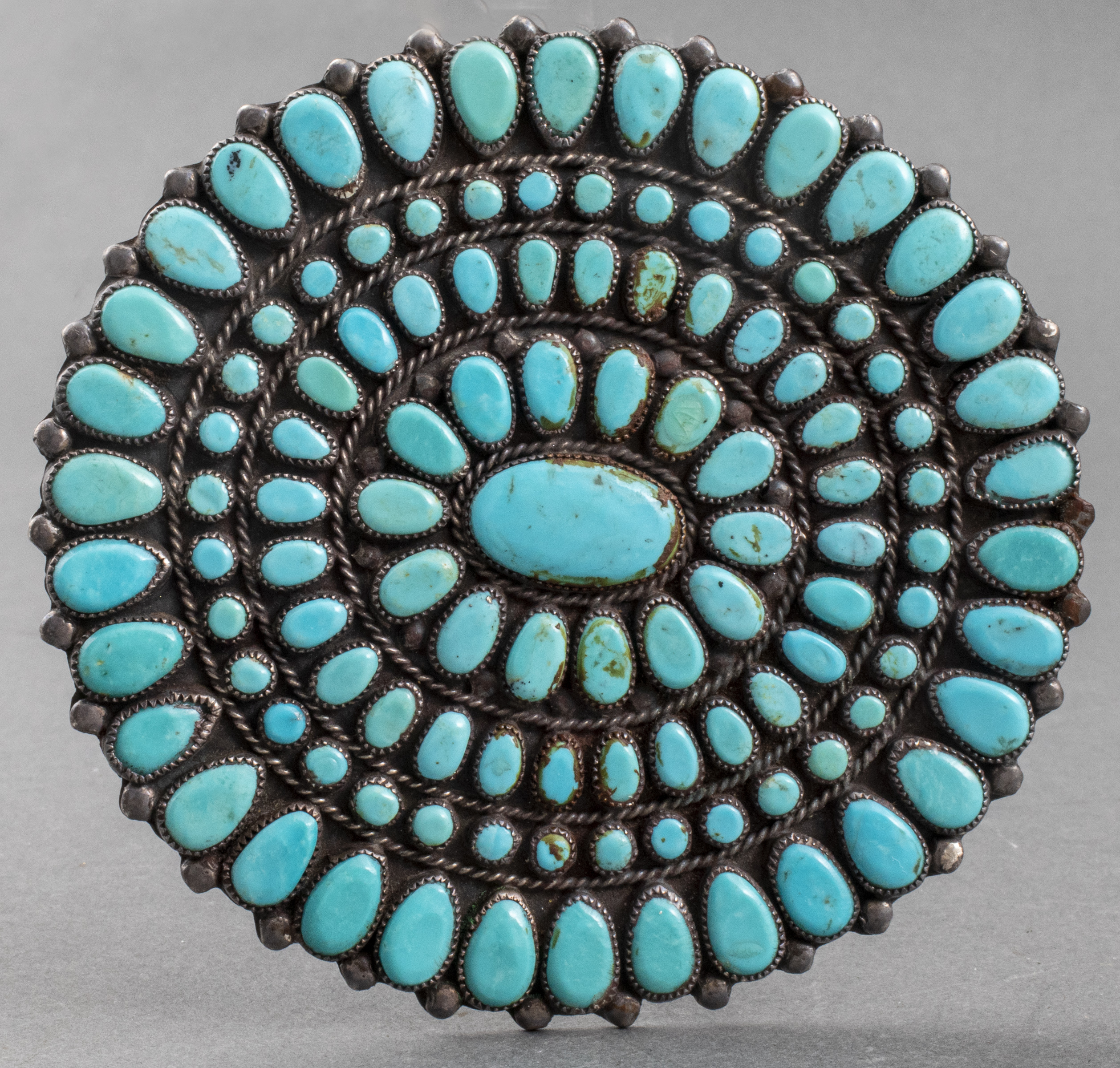 NAVAJO SILVER TURQUOISE LARGE 3c4af8