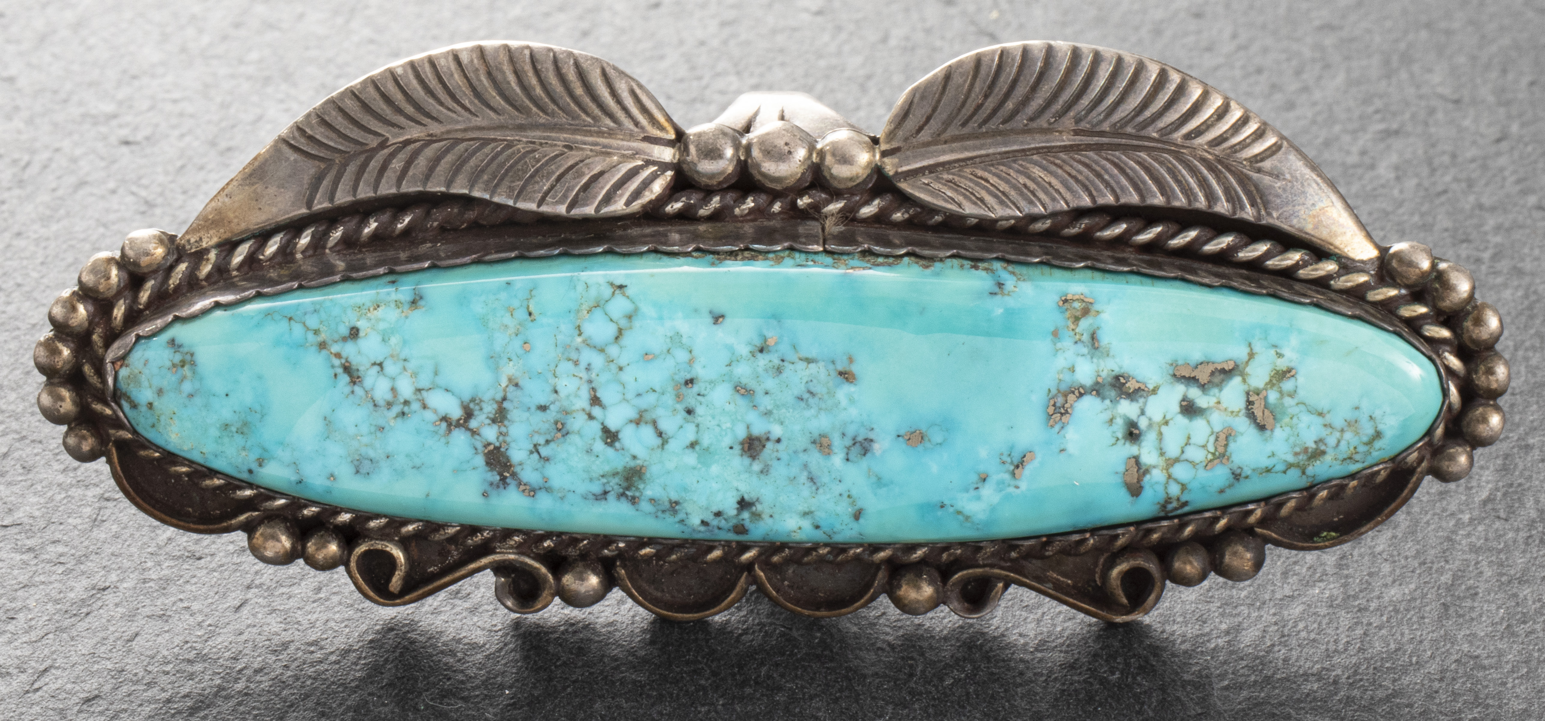 NAVAJO STERLING SILVER & TURQUOISE