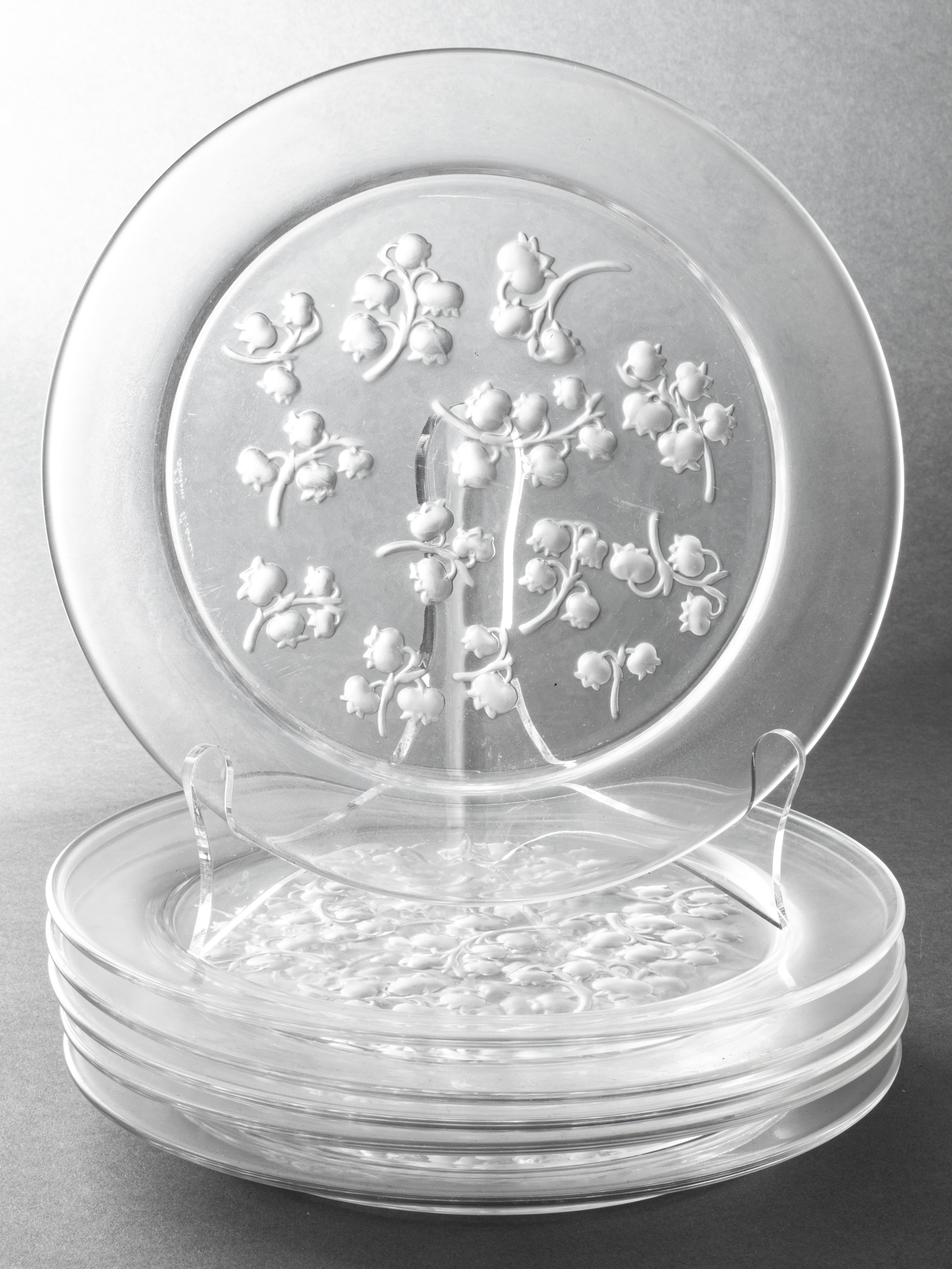 LALIQUE "LILY OF THE VALLEY" GLASS