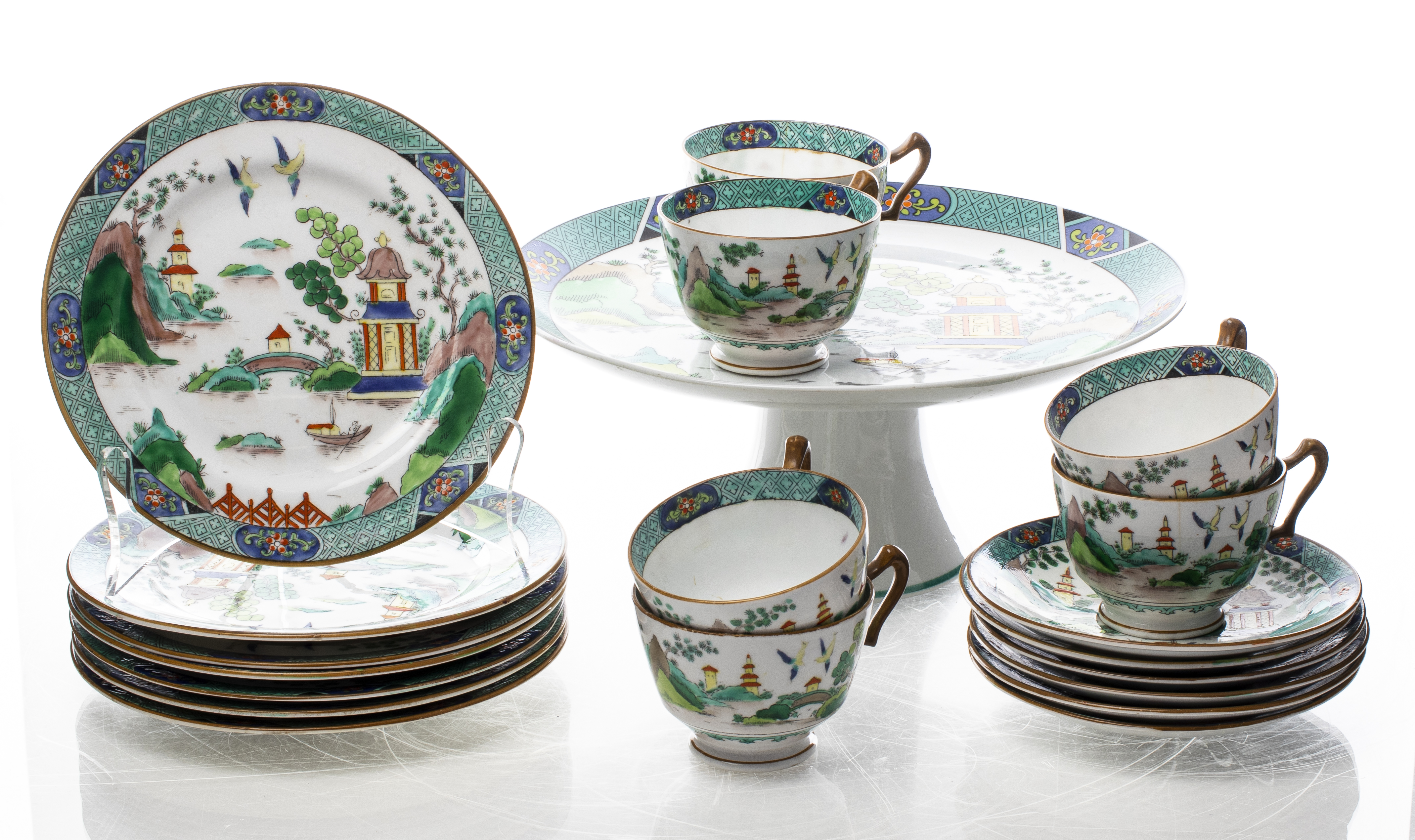 CROWN STAFFORDSHIRE CHINOISERIE