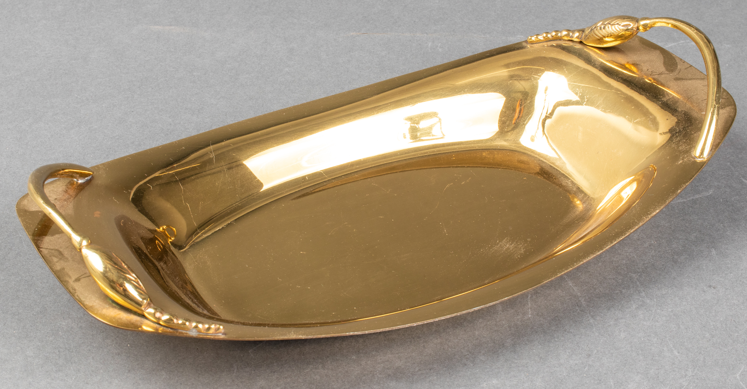 ROSEMAR BRASS TRAY WITH HANDLES 3c4caf