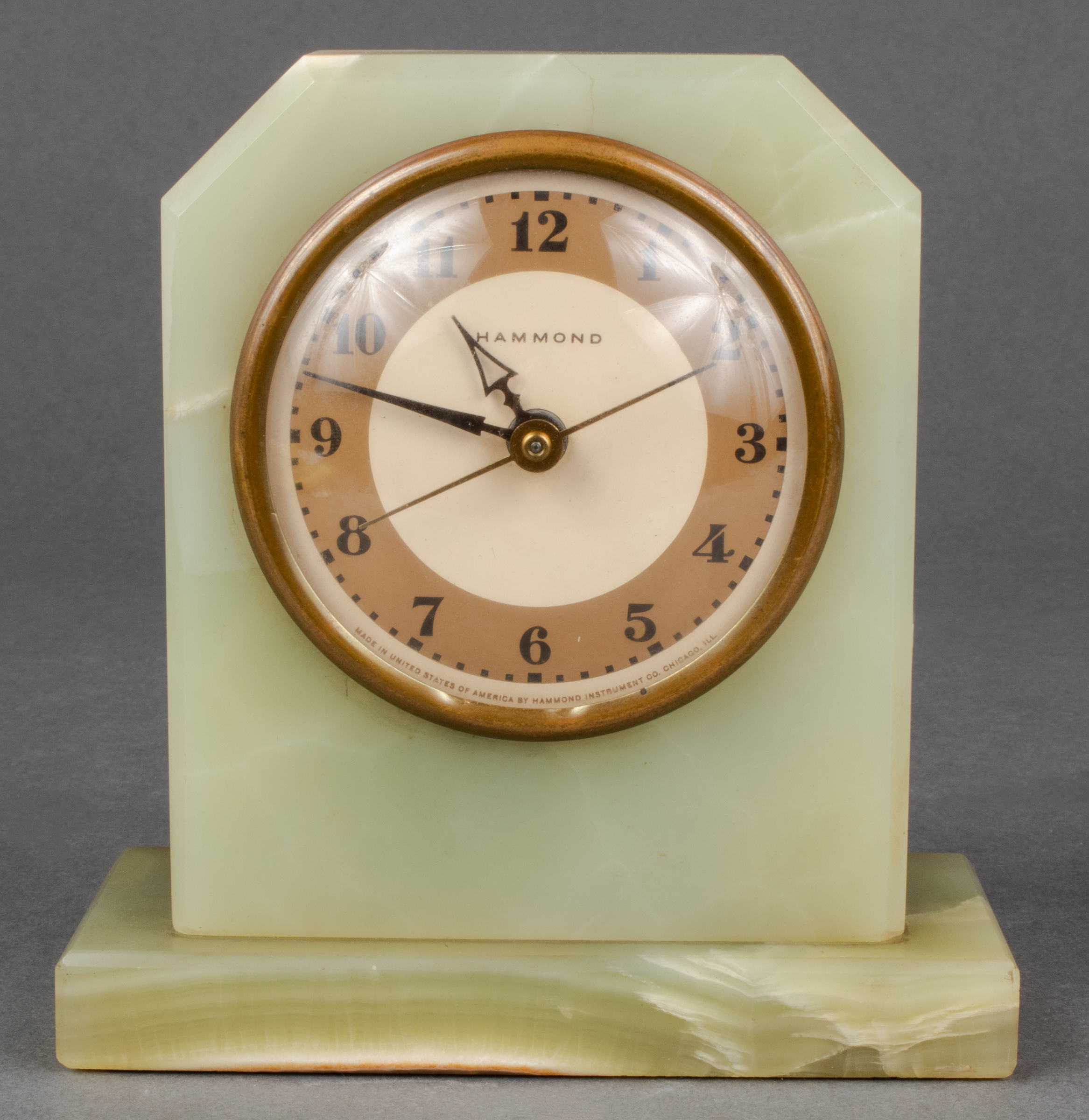 HAMMOND AMERICAN ART DECO DESK CLOCK