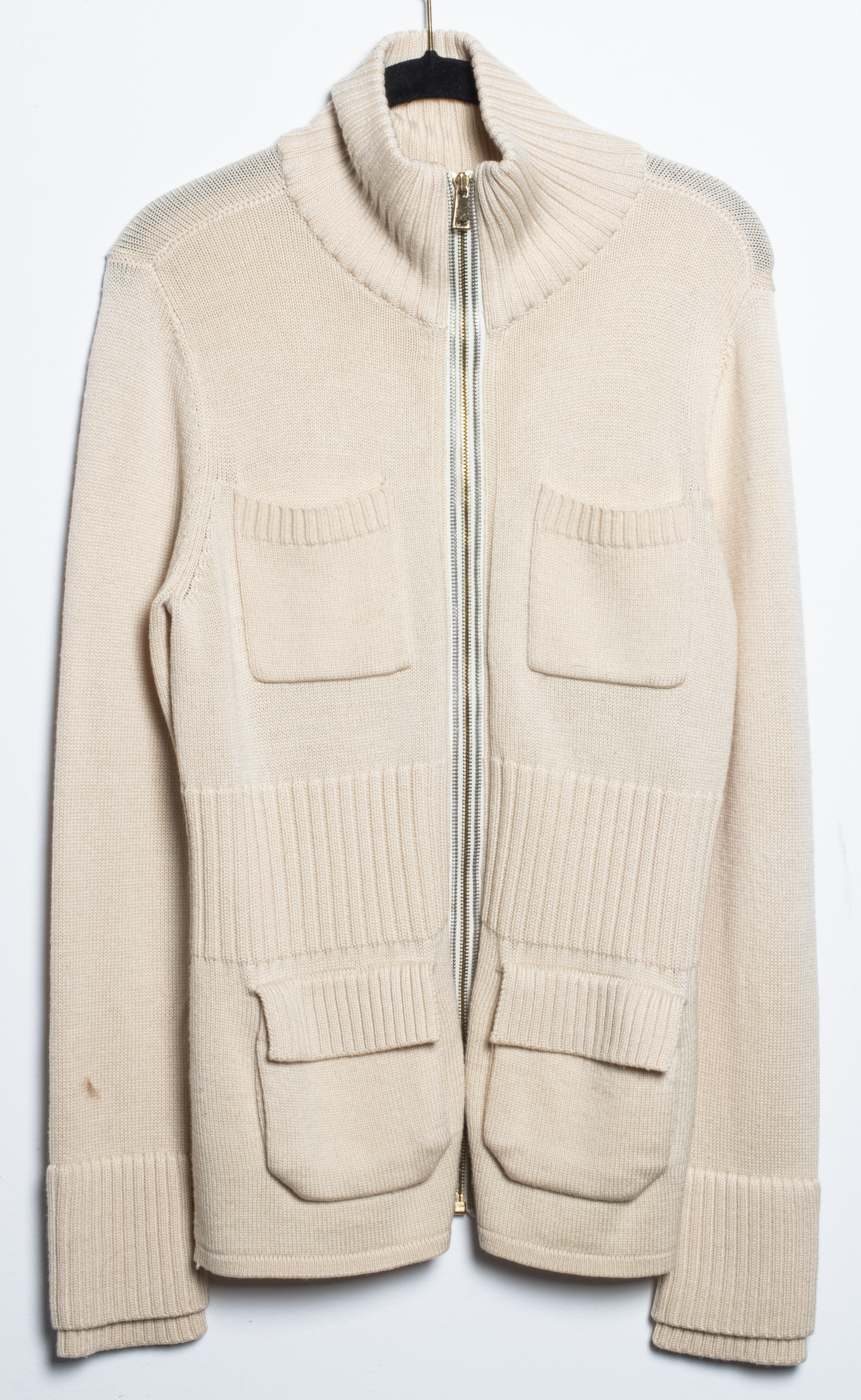 MAGASCHONI CREAM KNIT CARDIGAN