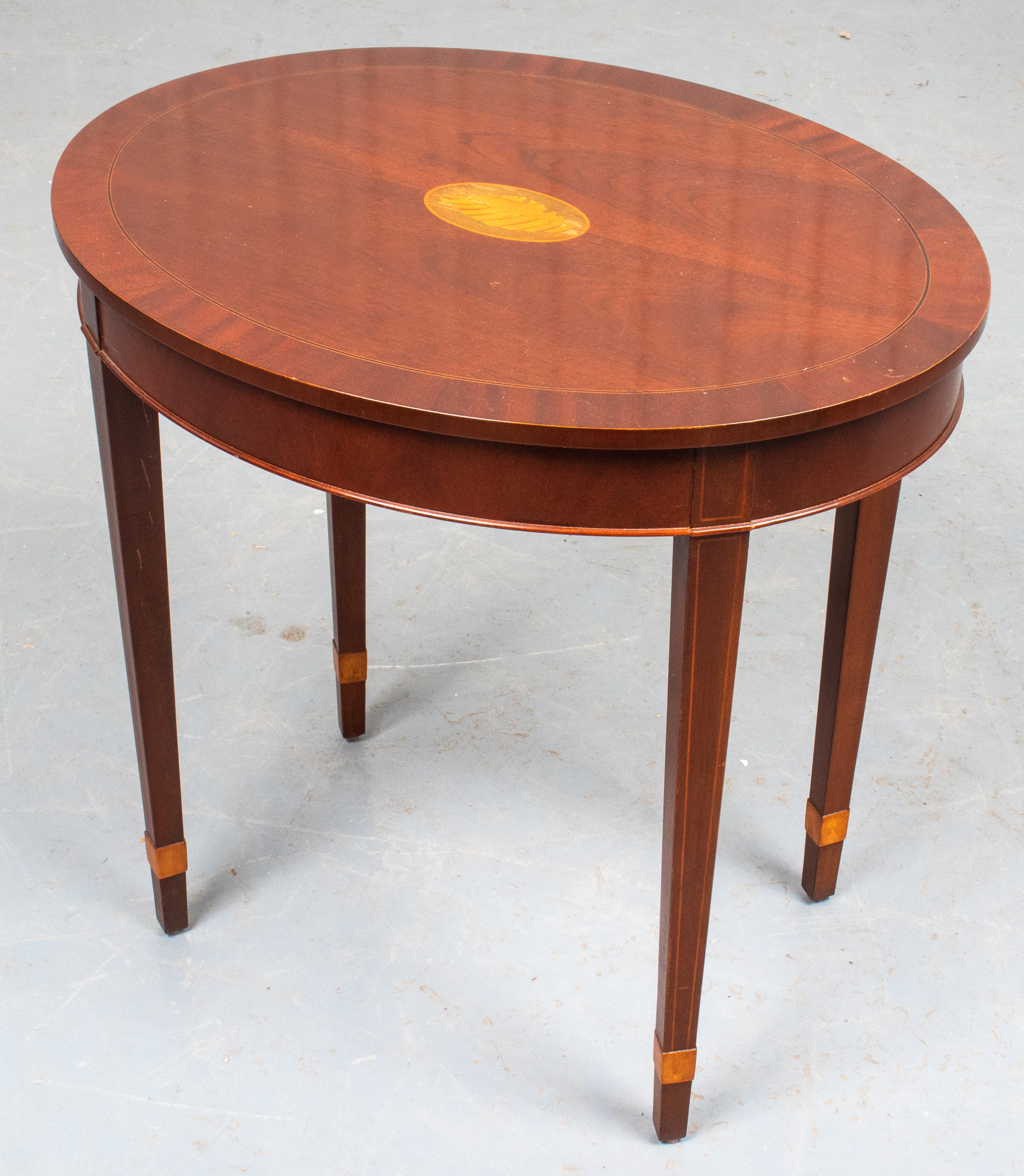 GEORGE III STYLE INLAID SIDE TABLE