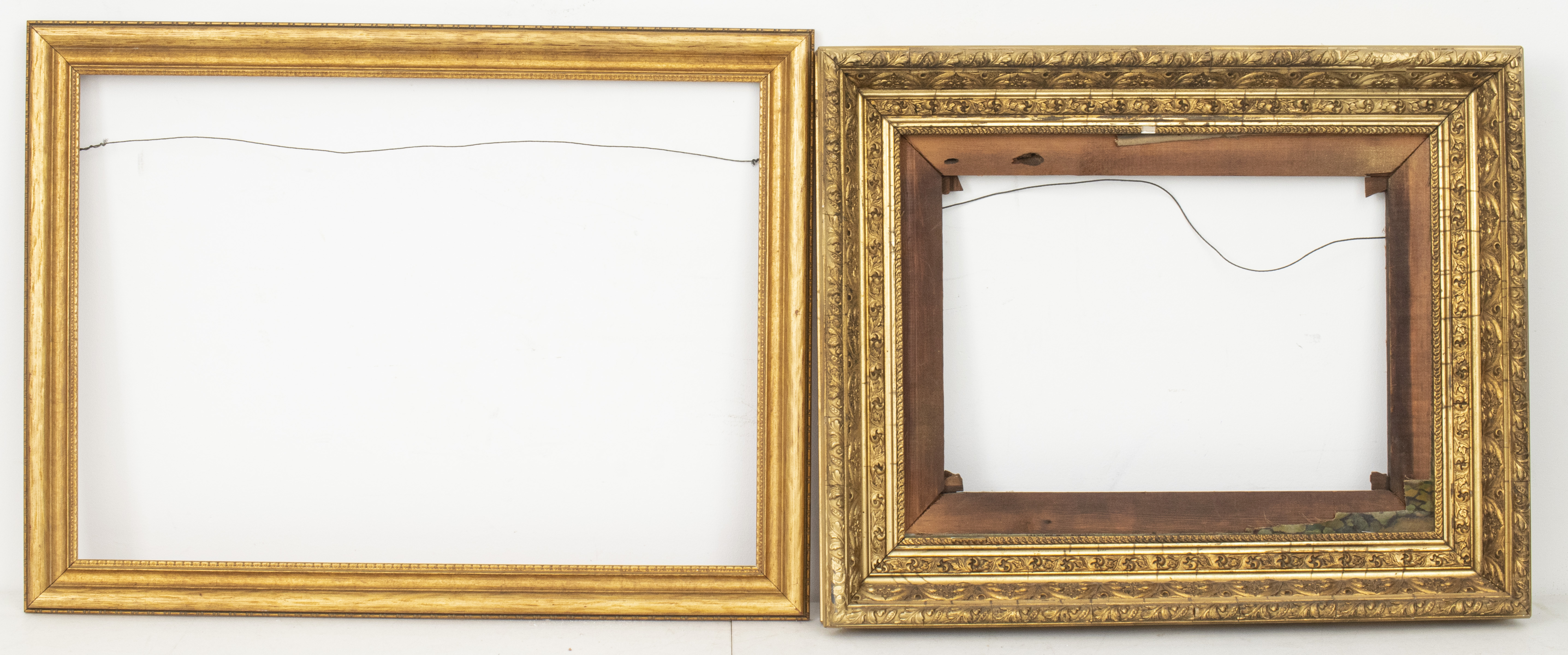 GILTWOOD CARVED PAINTING FRAMES  3c4d54