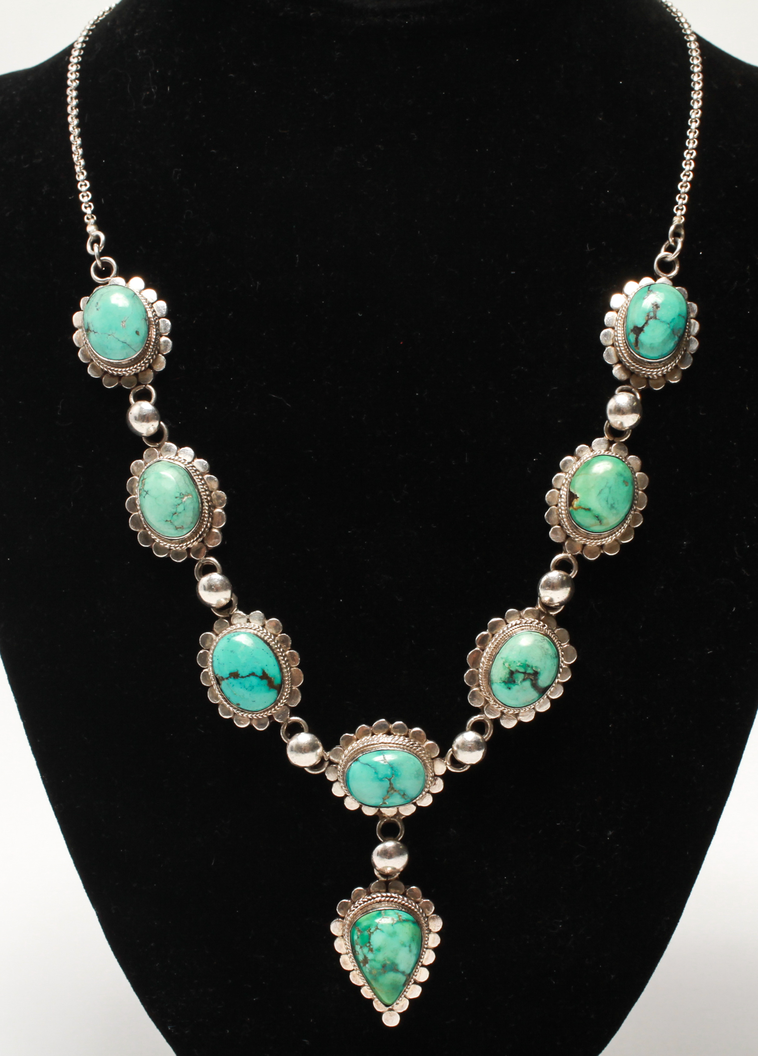 SOUTHWEST STERLING SILVER & TURQUOISE