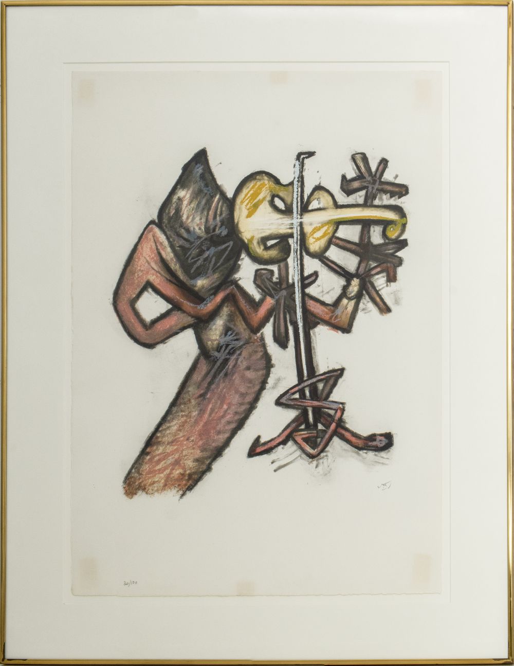 ROBERTO MATTA UNTITLED LITHOGRAPH  3c4dc5