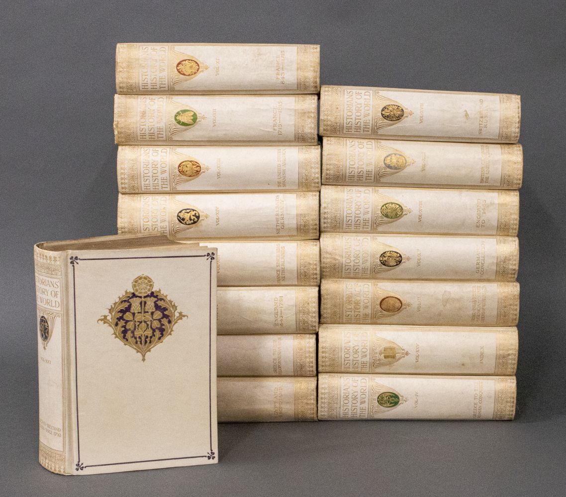 HISTORY OF THE WORLD VELLUM BINDINGS  3c4e74