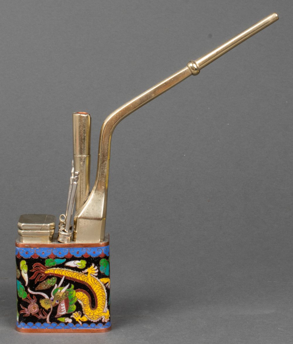 CHINESE PAKTONG CLOISONNE ENAMEL