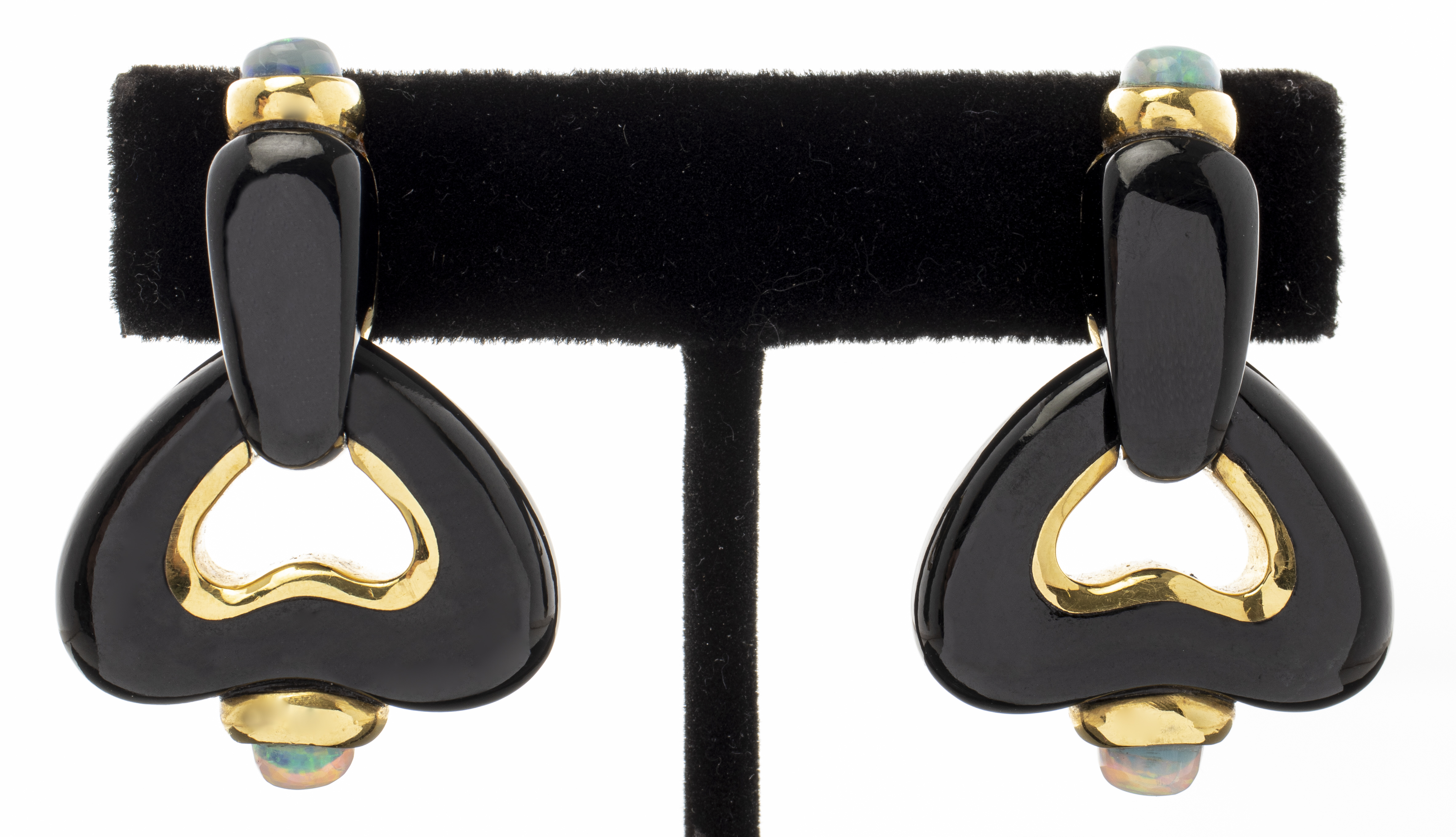 ANGELA CUMMINGS 18K GOLD ONYX &