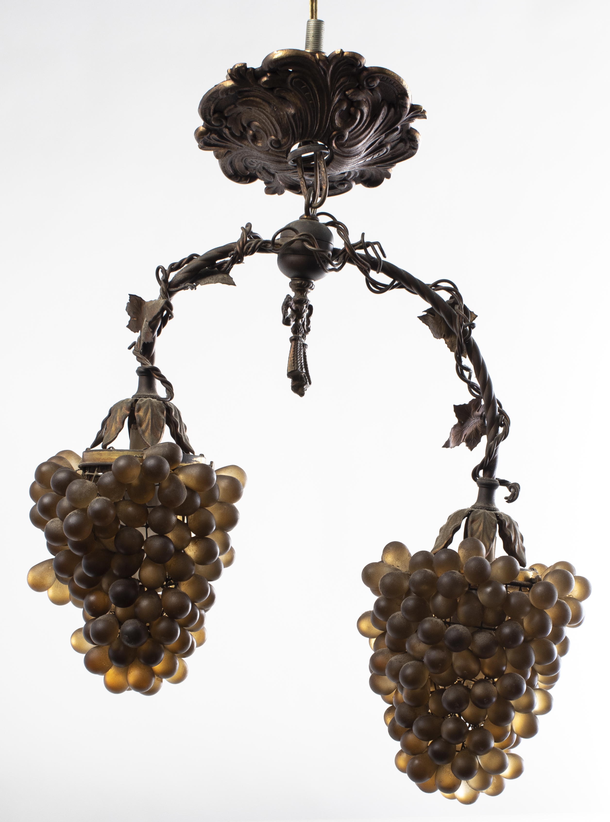 ITALIAN ROCOCO REVIVAL GRAPE CHANDELIER 3c4eeb