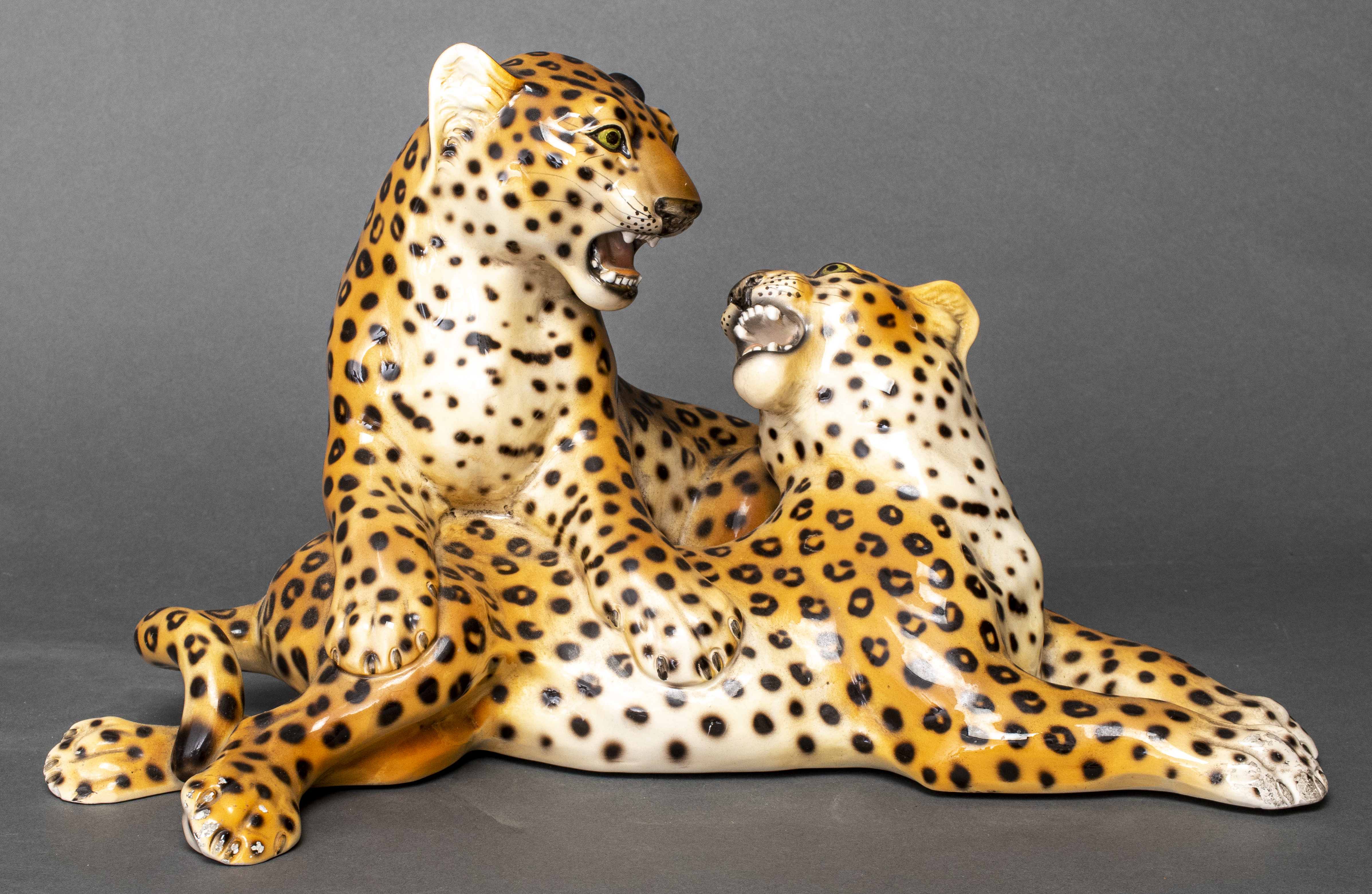 ITALIAN GLAZED CERAMIC MODELS OF