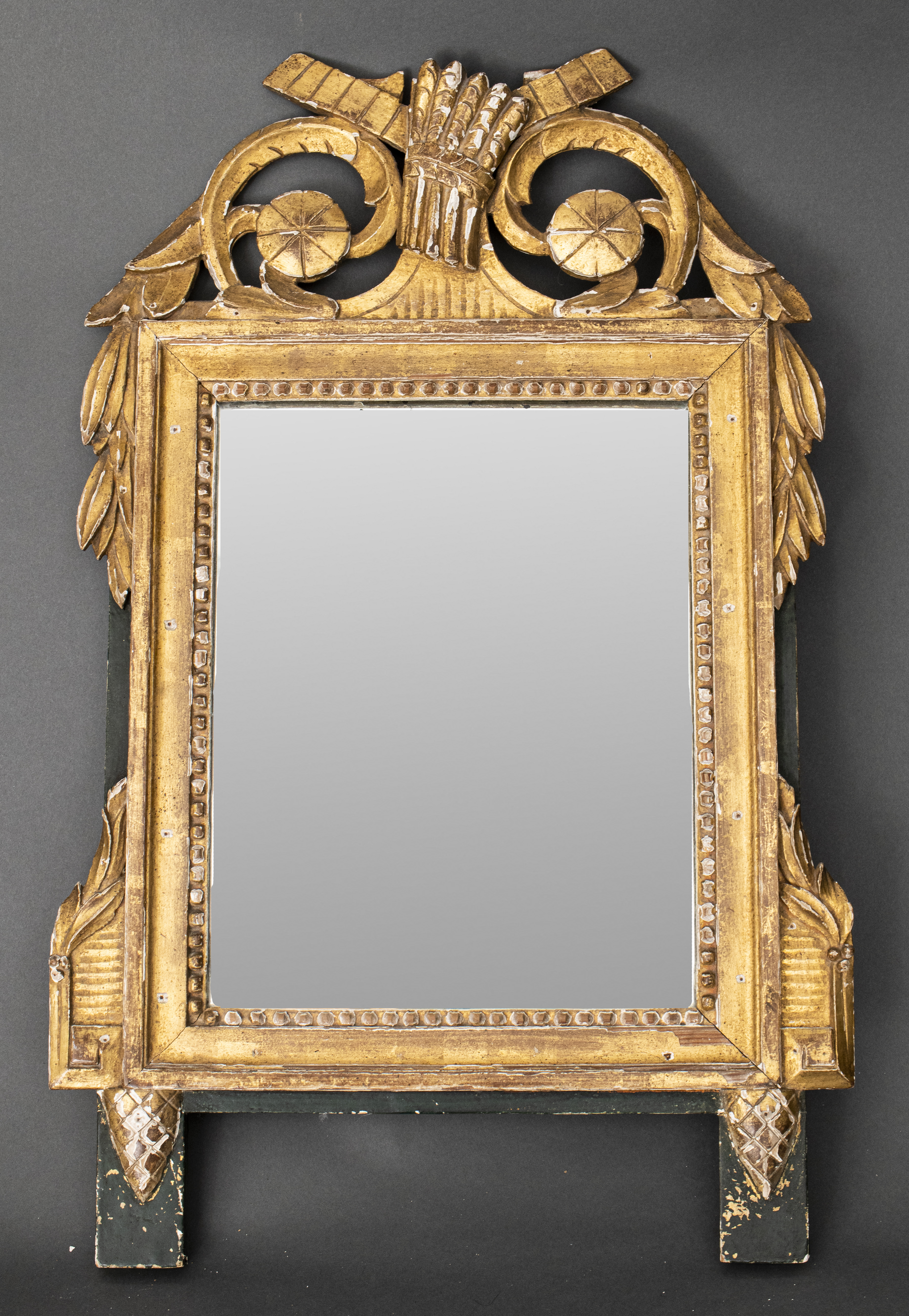 NEOCLASSICAL STYLE GILTWOOD MIRROR 3c4fb2