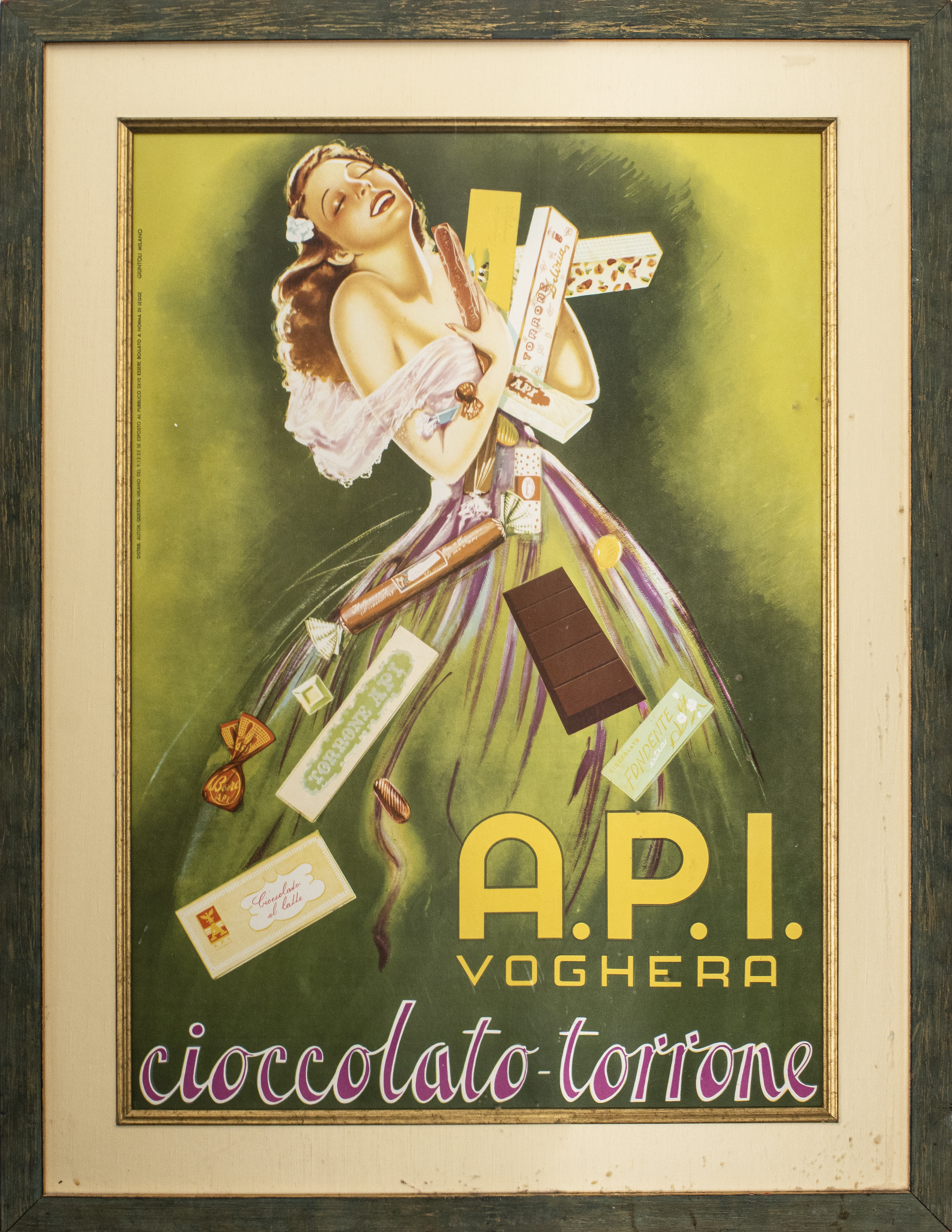 ITALIAN MID CENTURY CHOCOLATE ADVERTISEMENT