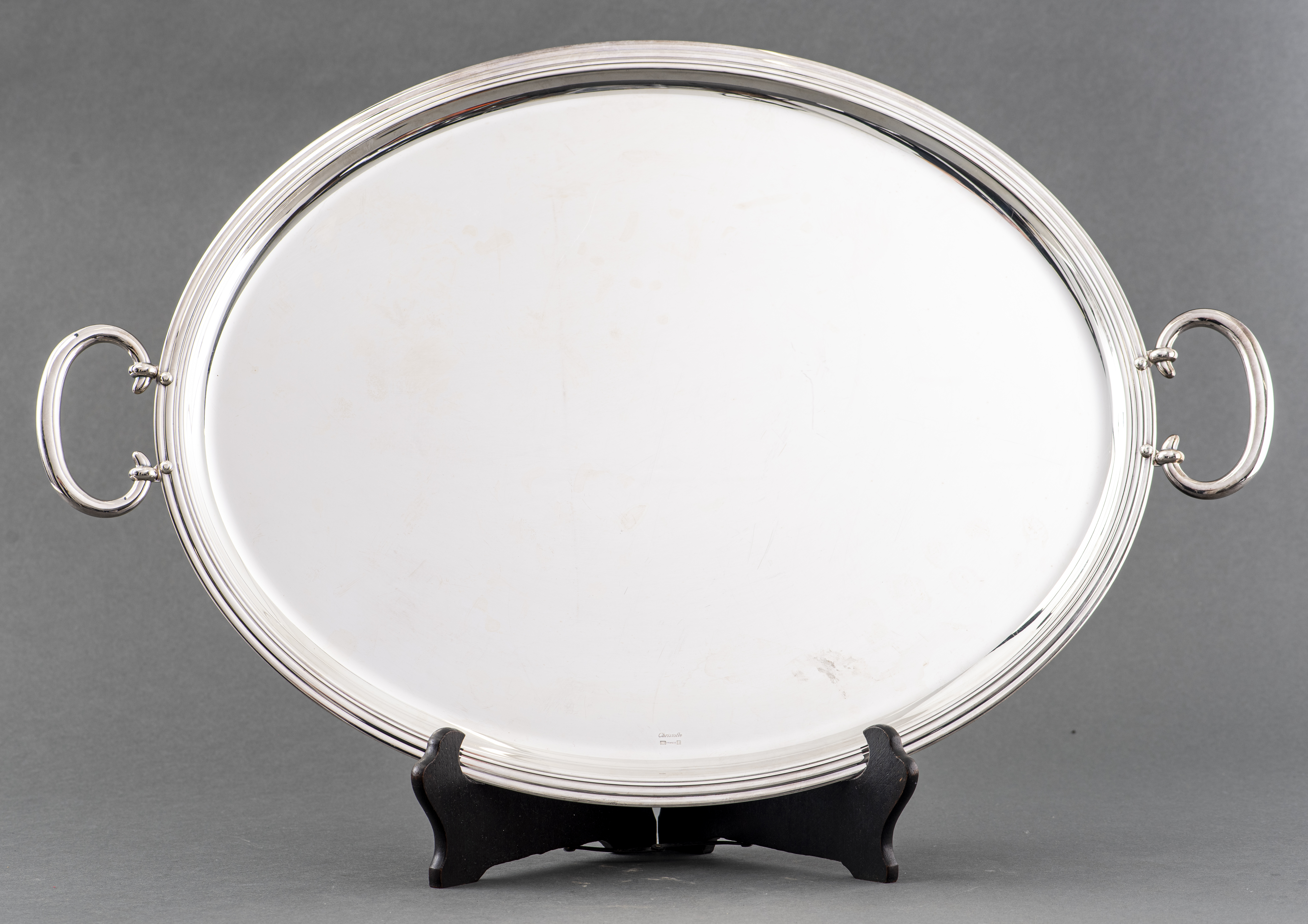 CHRISTOFLE ALBI SILVER-PLATED OVAL