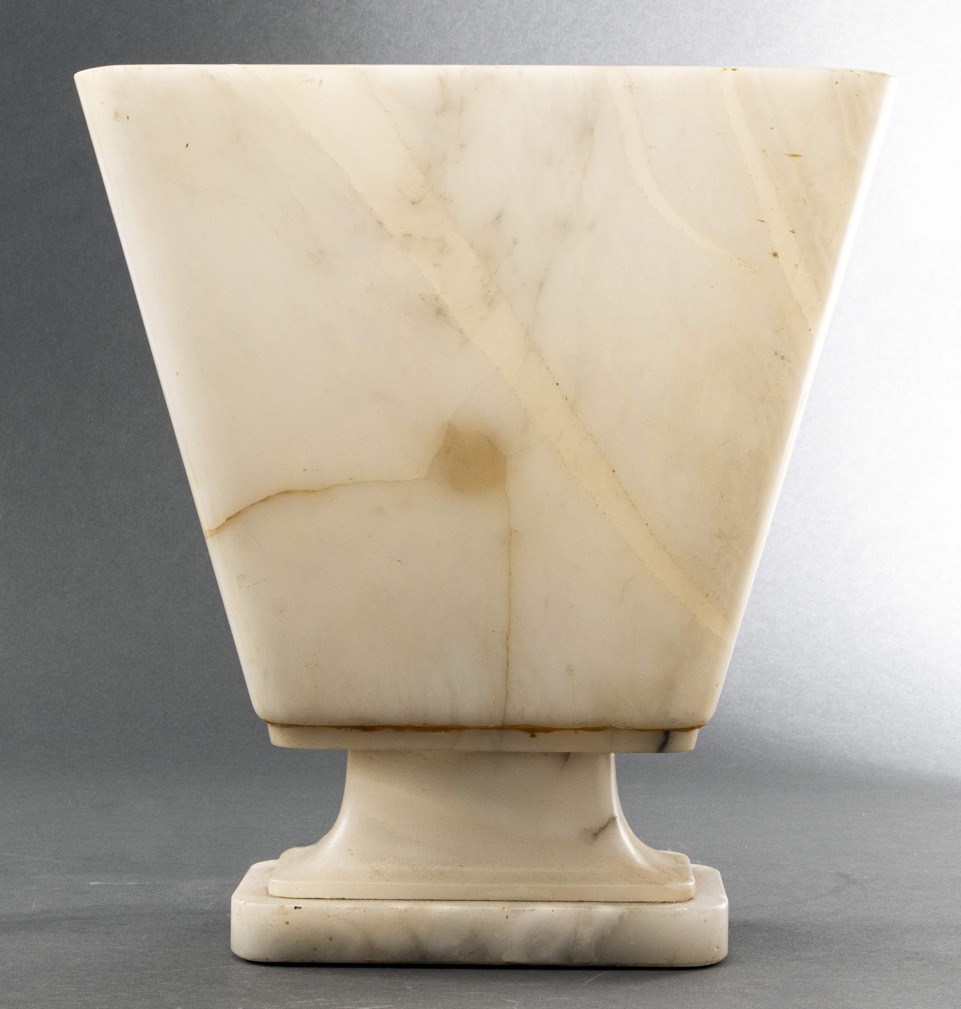 ART DECO ALABASTER UPLIGHT TABLE 3c50f3