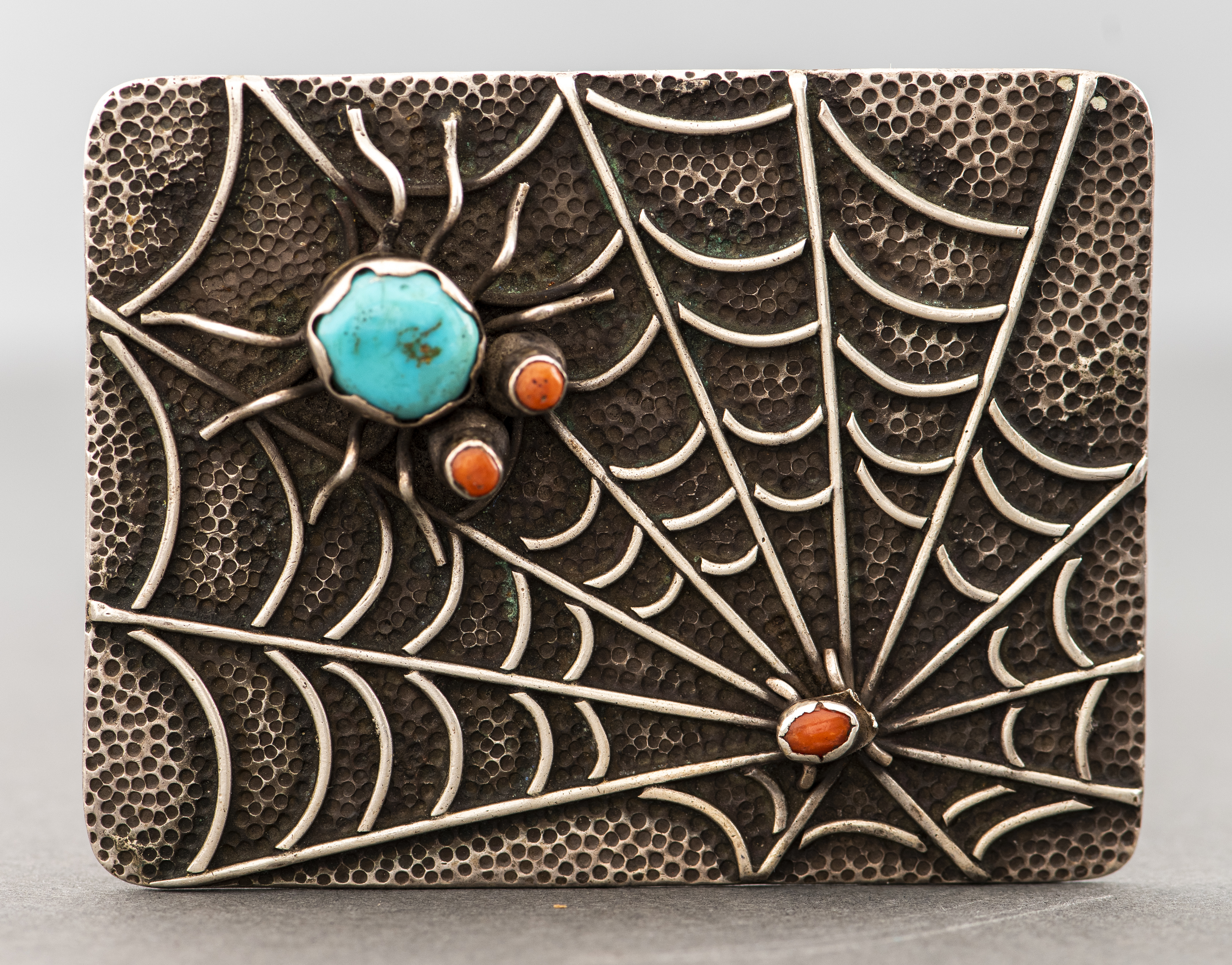 NAVAJO SPIDER WEB TURQUOISE CORAL 3c519f