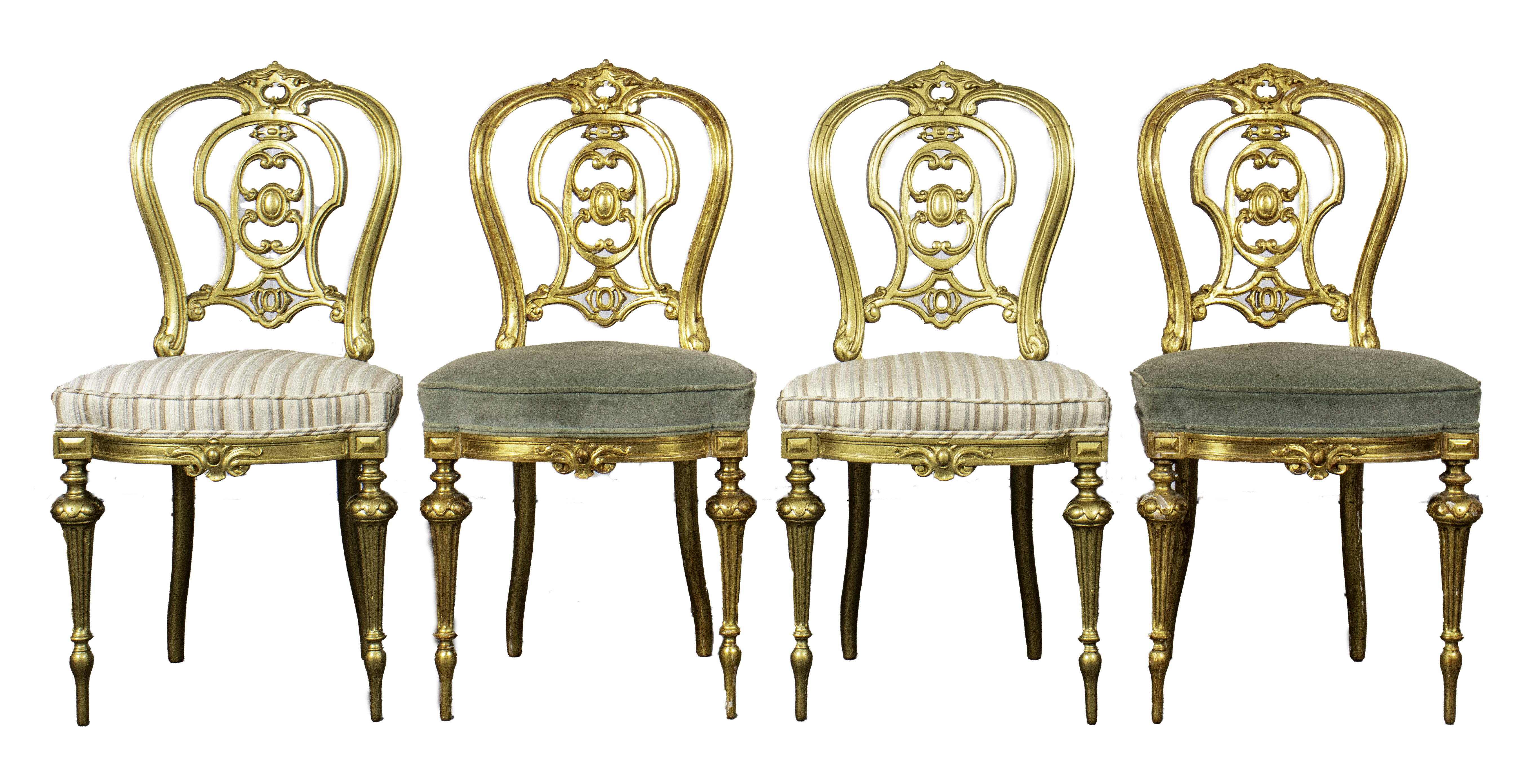 FRENCH ROCOCO STYLE GILTWOOD SIDE