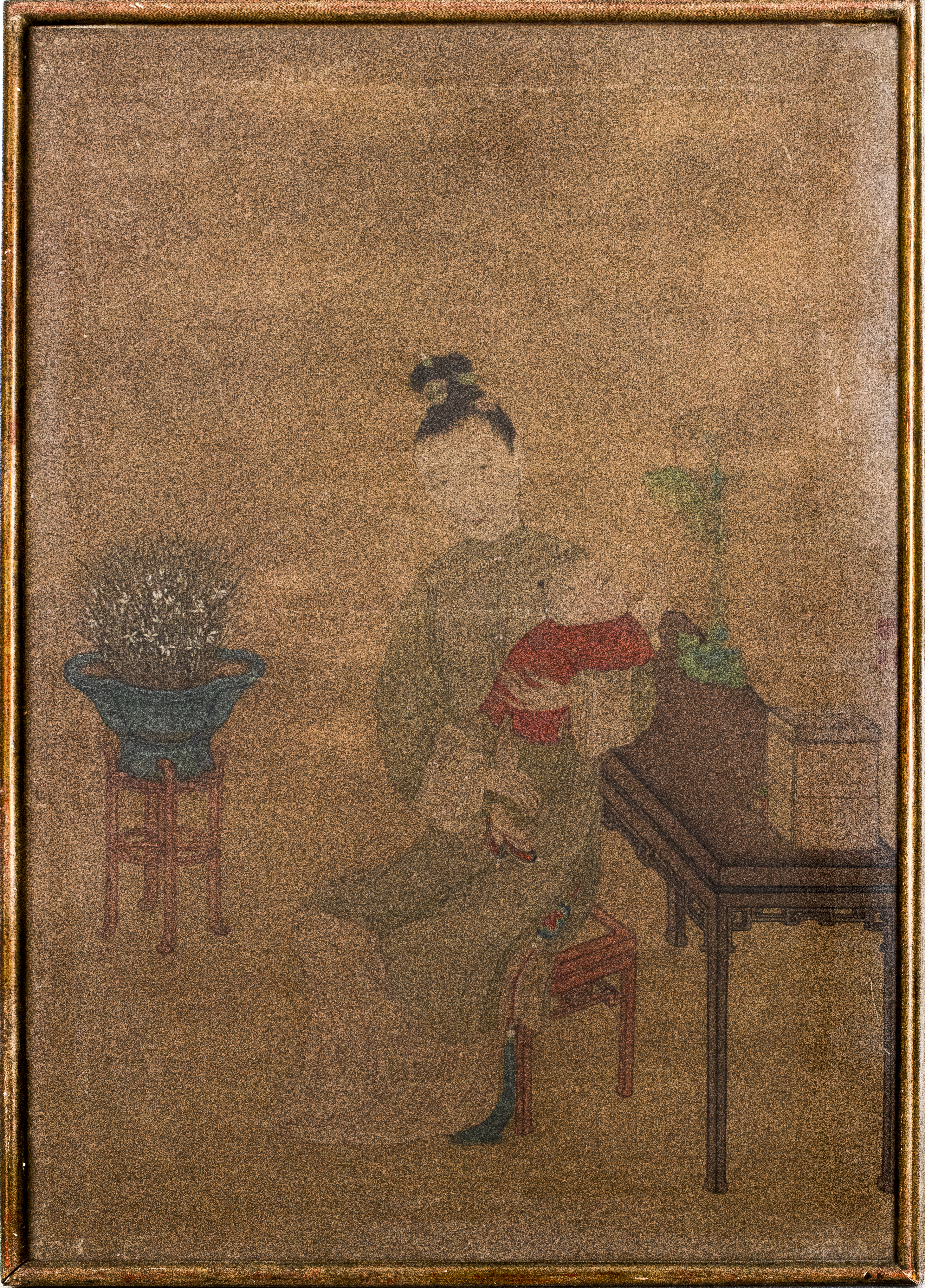 CHINESE SCHOOL PAINTING ON SILK  3c5209