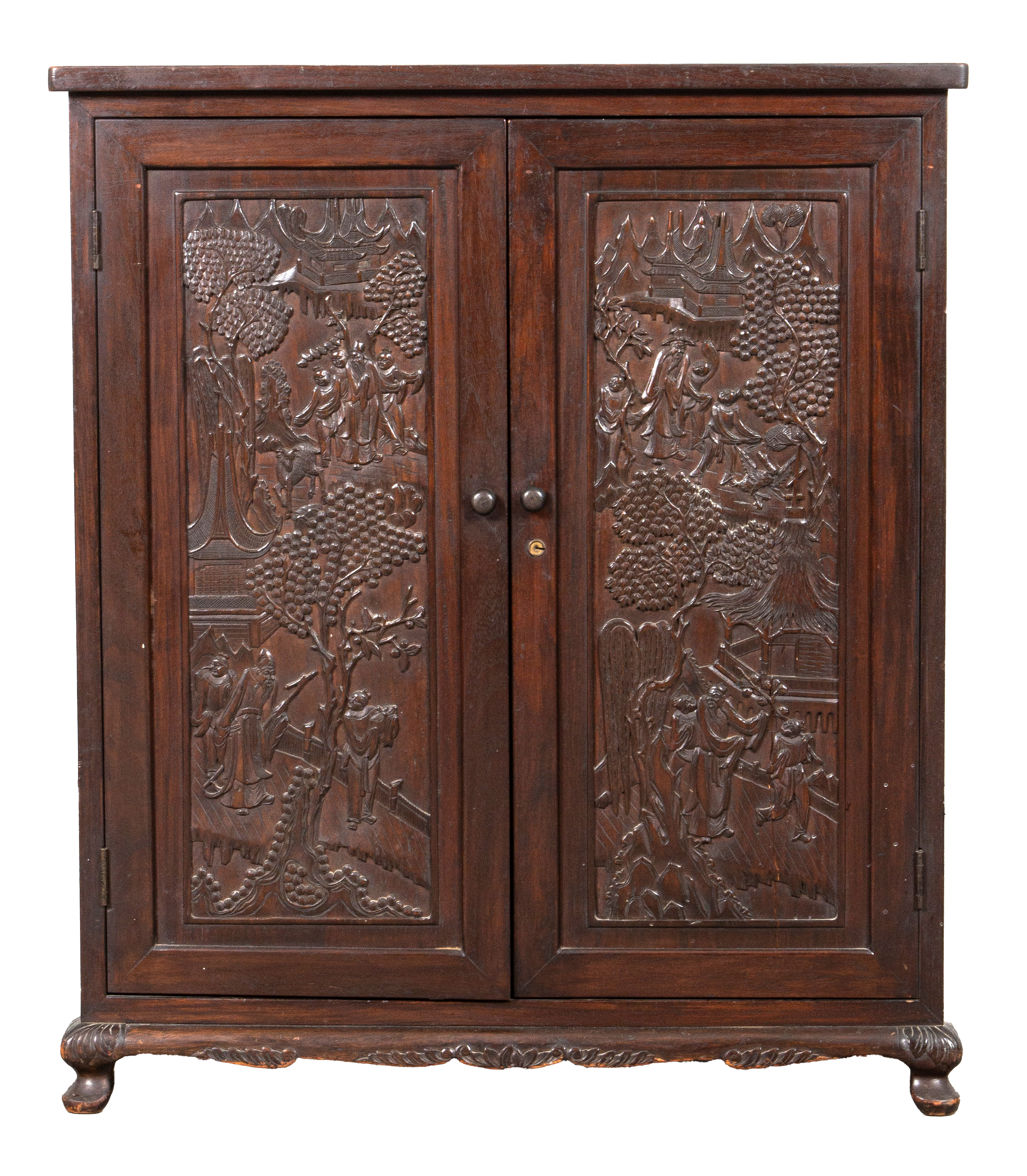 CHINESE HARDWOOD BUFFET SERVER