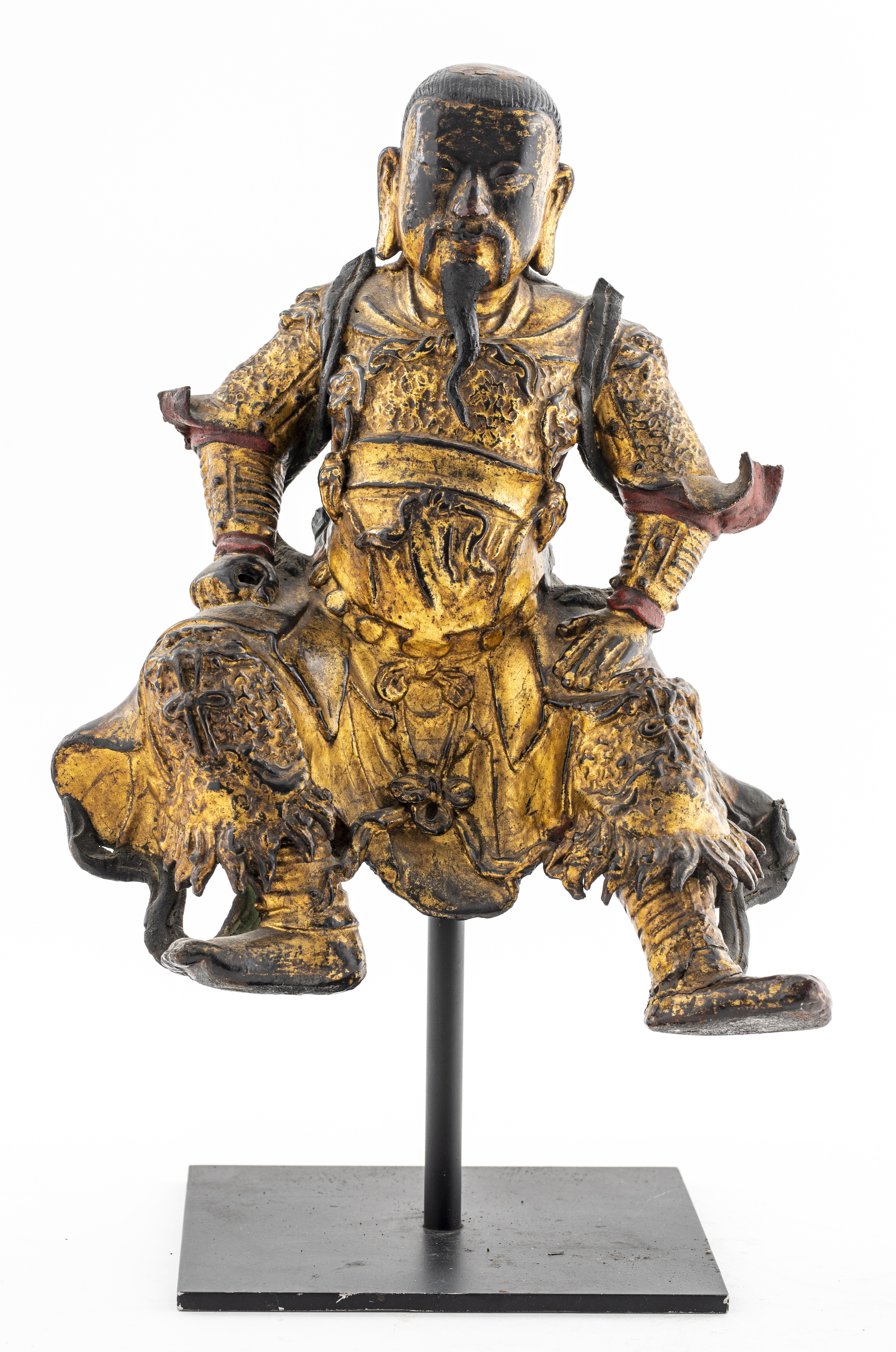 CHINESE MING DYNASTY GILT BRONZE 3c530a