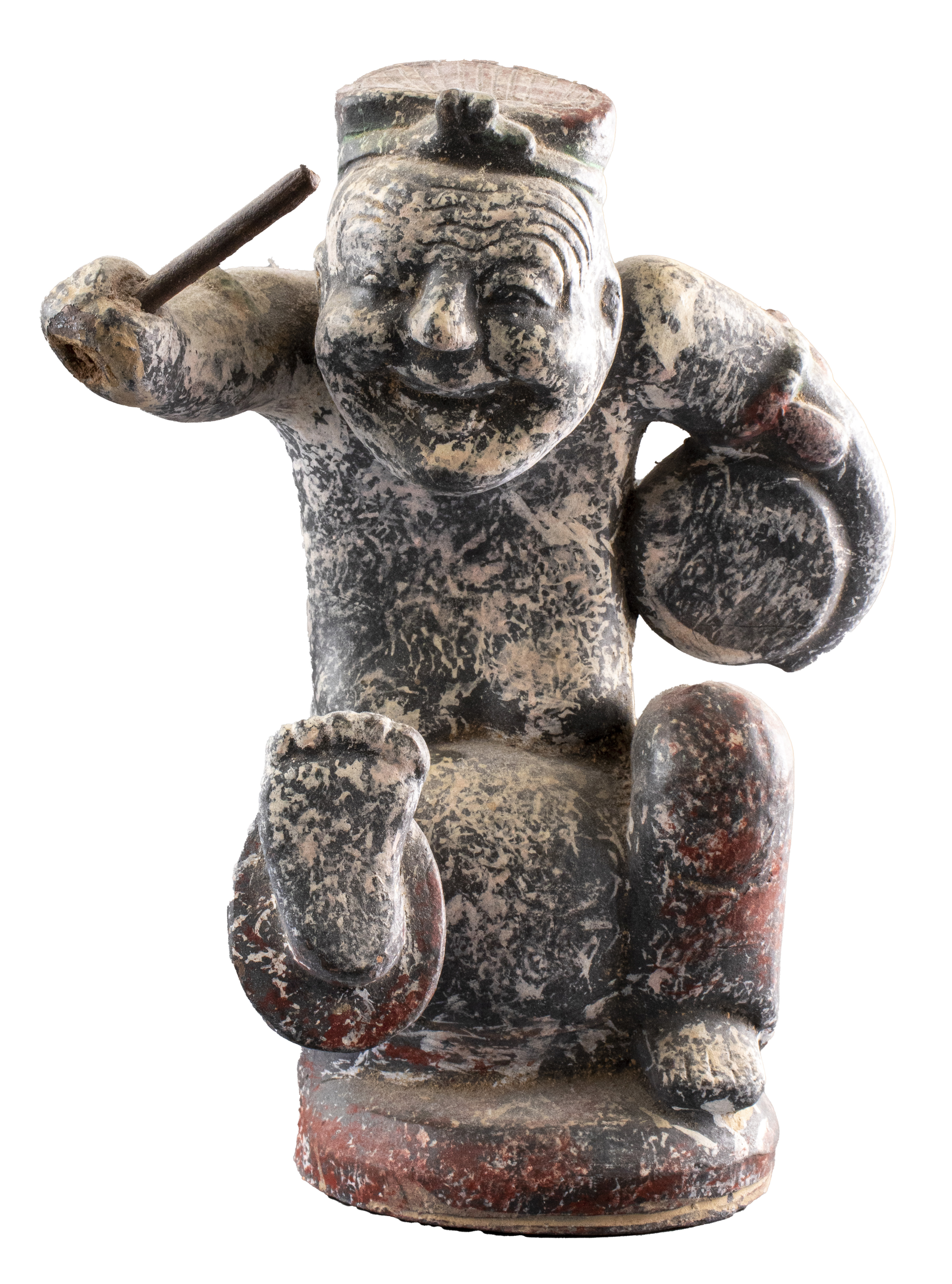 CHINESE HAN PERIOD POTTERY MUSICIAN