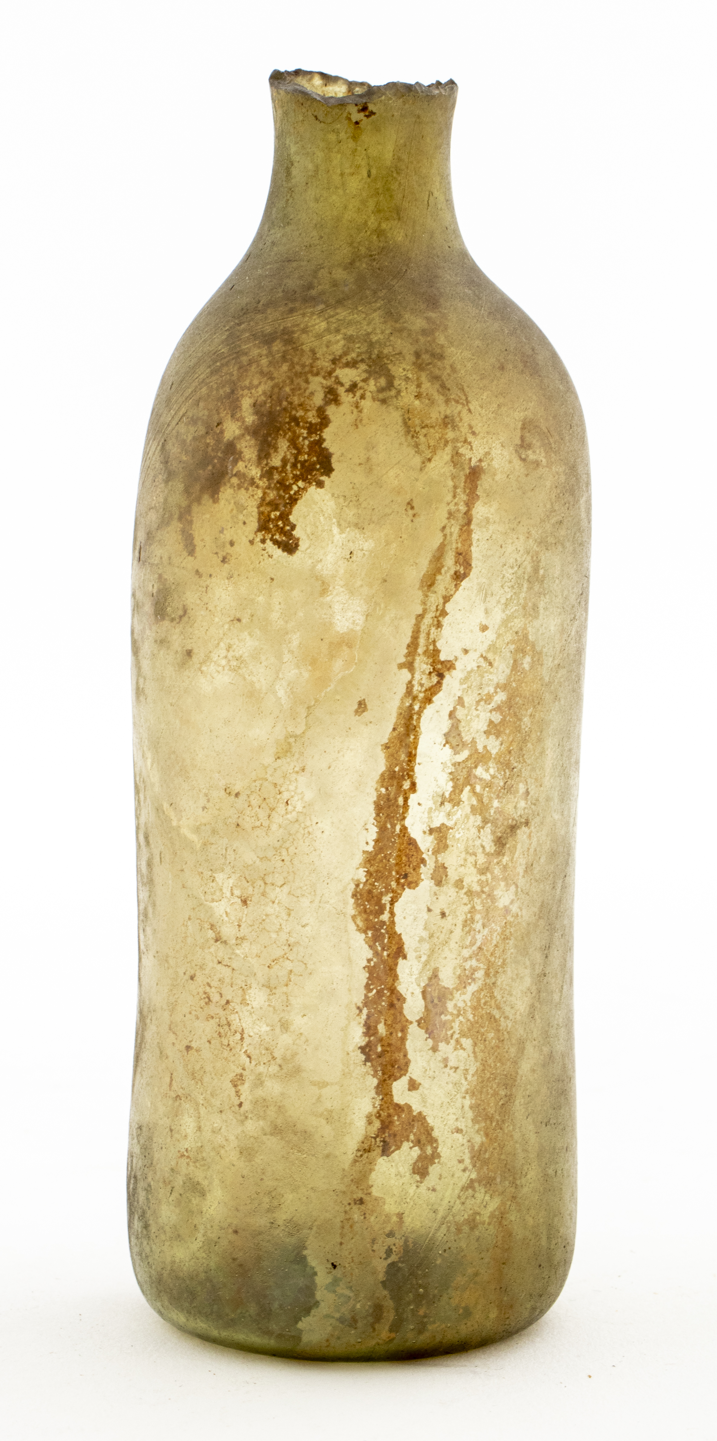 ANCIENT ROMAN CYLINDRICAL GLASS