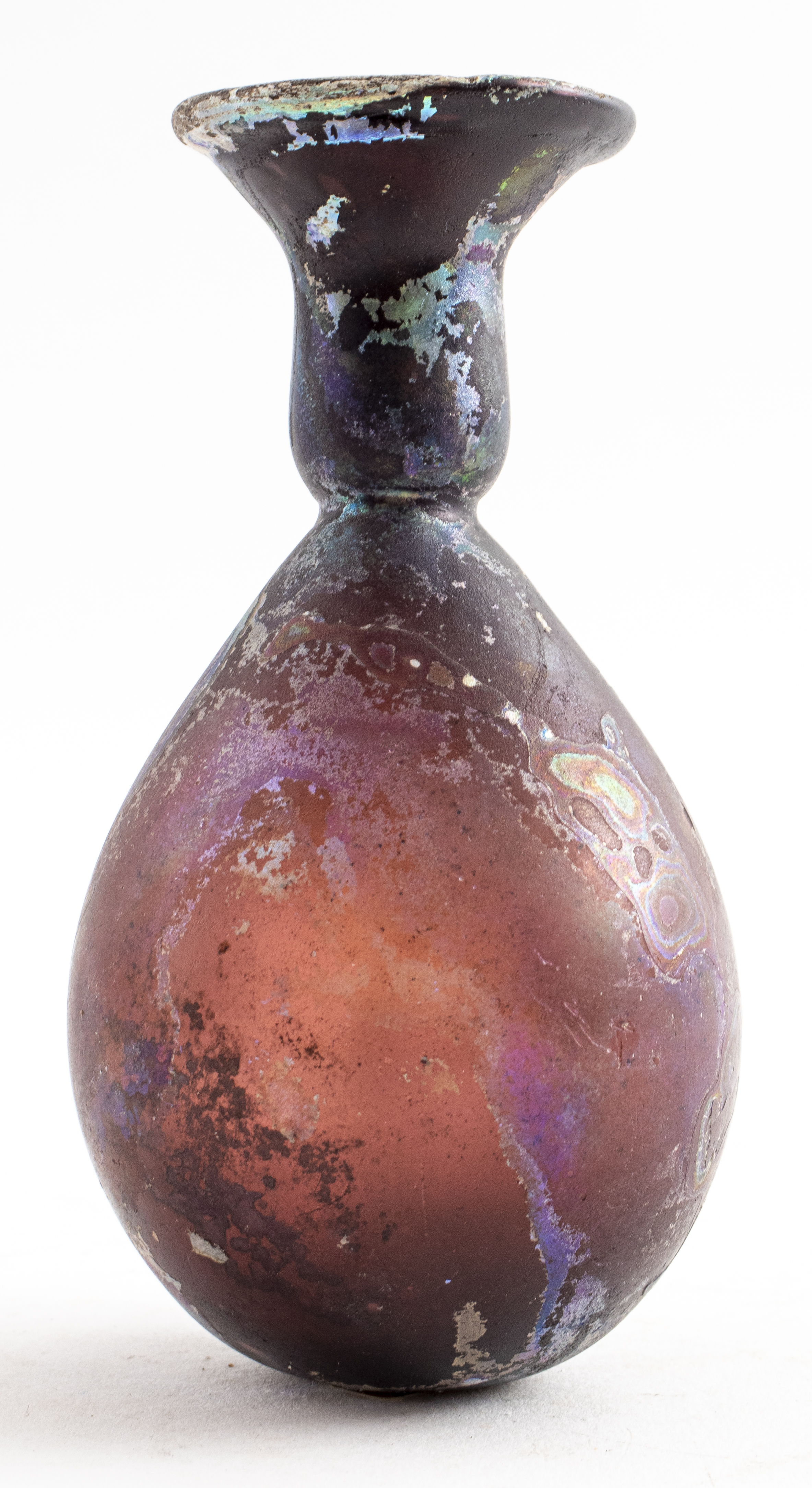 ANCIENT ROMAN AUBERGINE GLASS SPRINKLER 3c5336