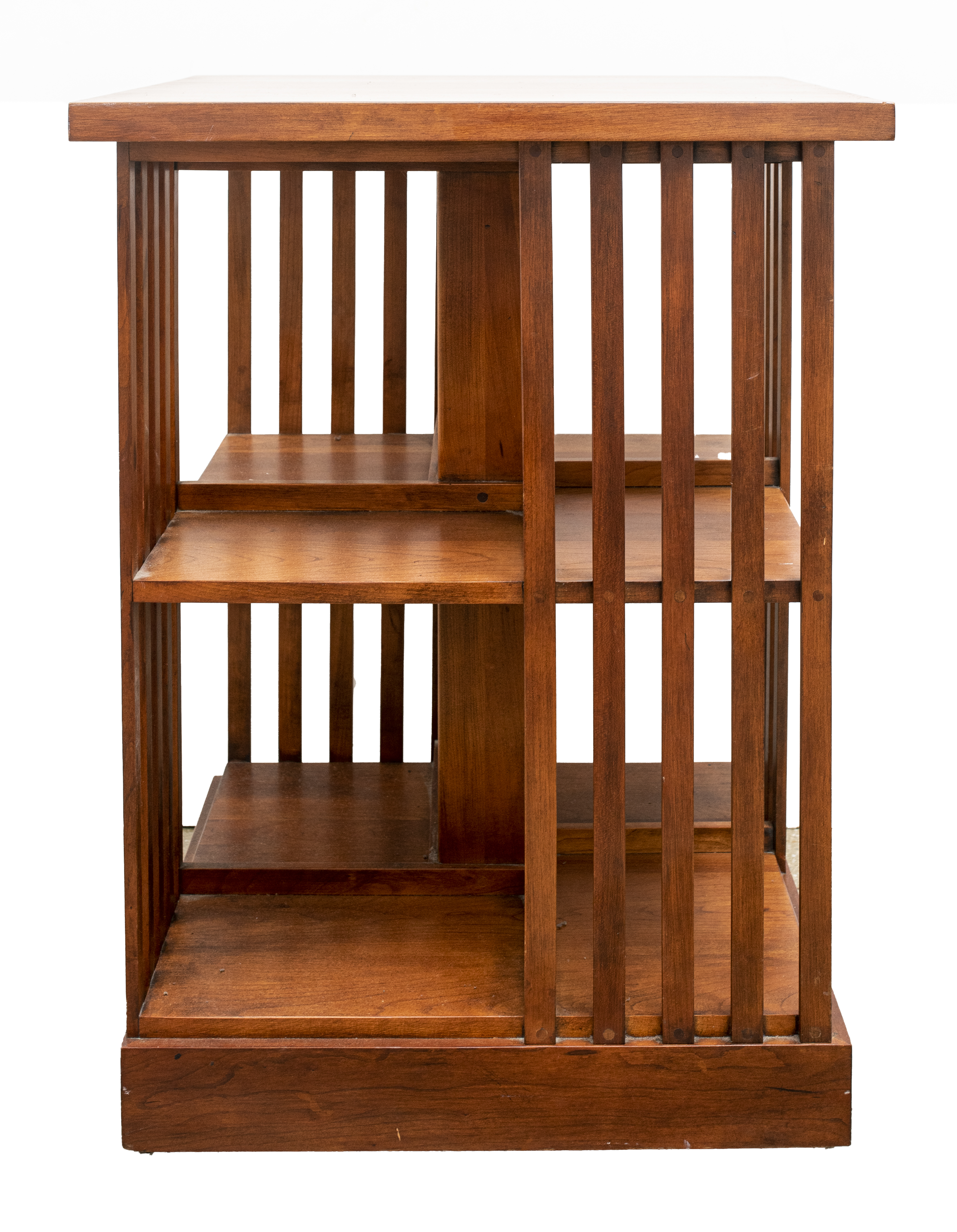 STICKLEY OAK REVOLVING BOOKCASE