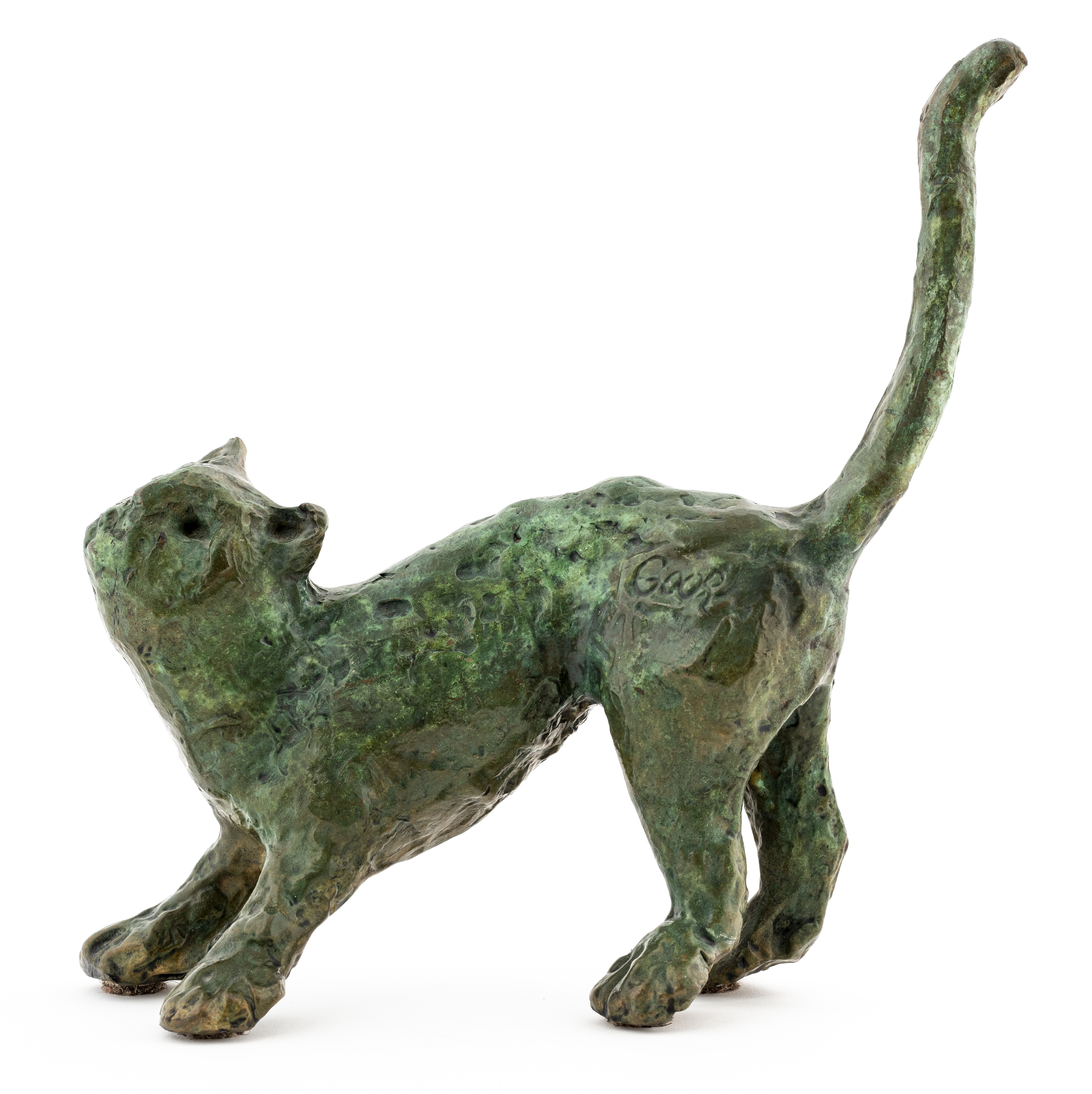 ILANA GOOR MODERN BRONZE CAT SCULPTURE 3c535f