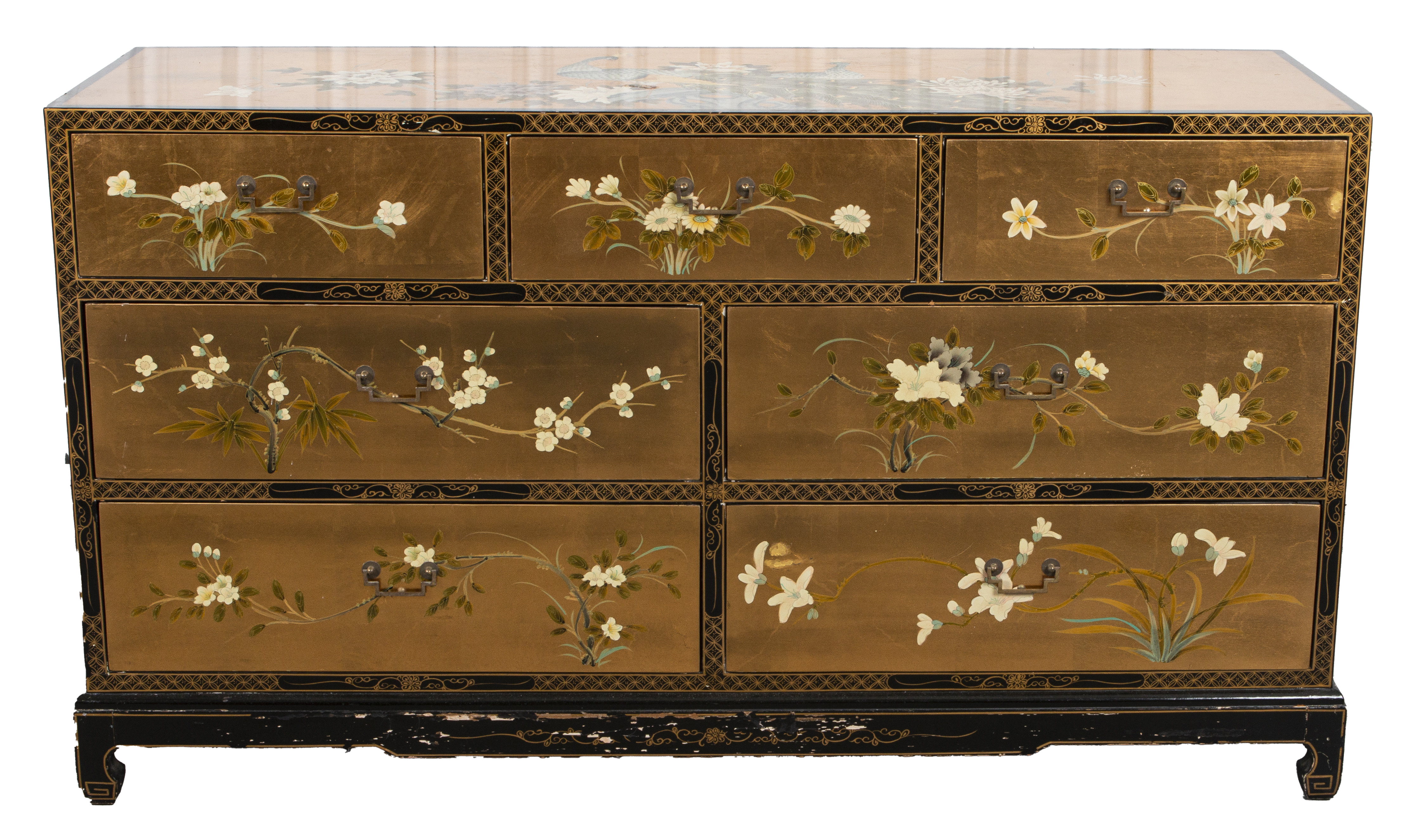 CHINOISERIE LACQUER DRESSER / CHEST