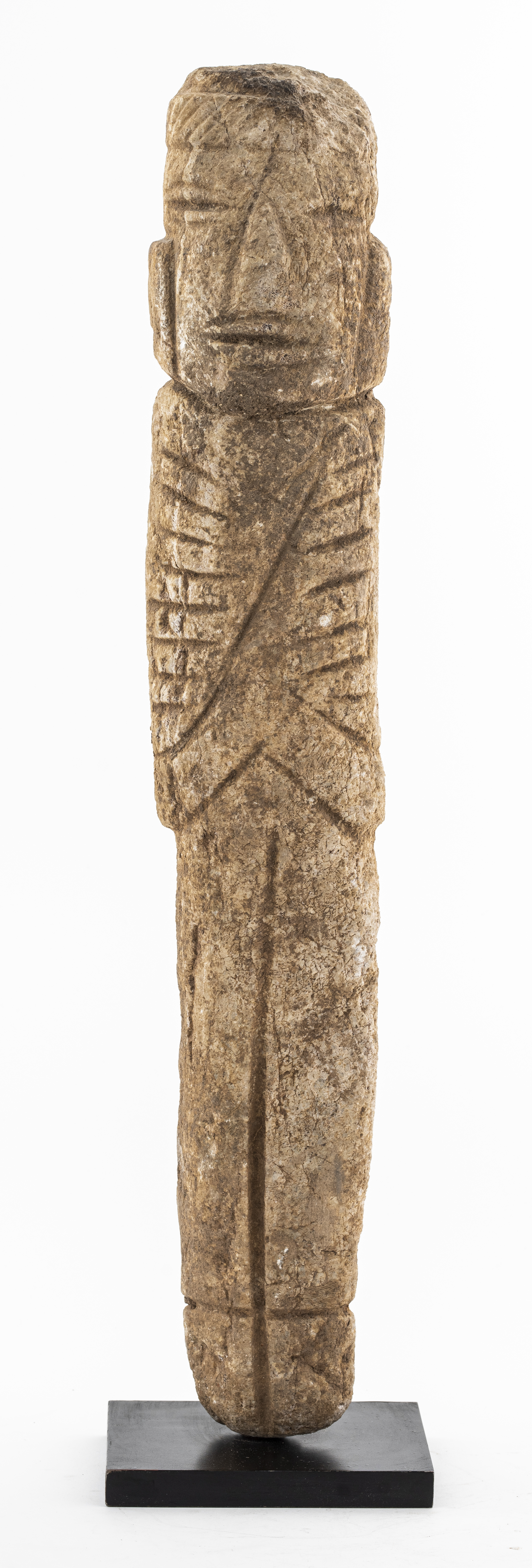 LARGE MEZCALA STONE CELT FIGURE,