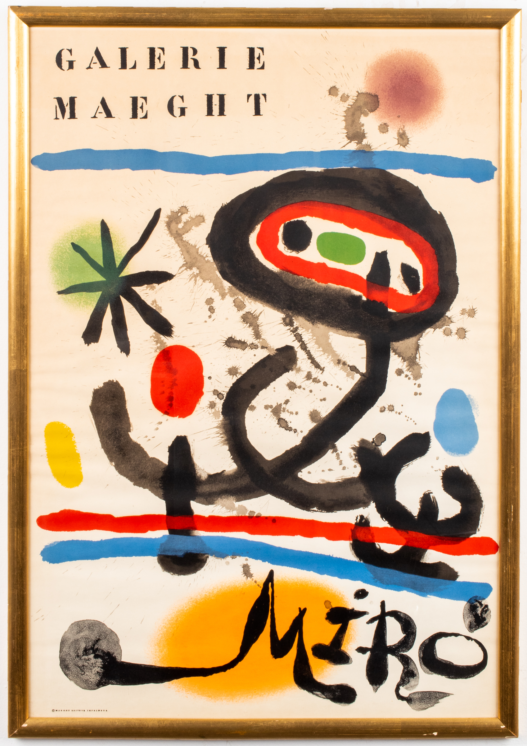 JOAN MIRO GALERIE MAEGHT EXHIBITION 3c5455