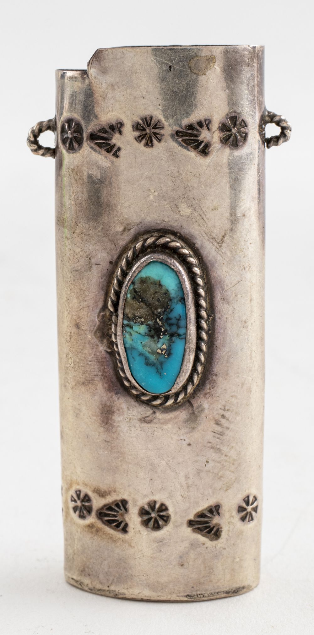 NAVAJO SILVER TURQUOISE CIGARETTE 3c54df