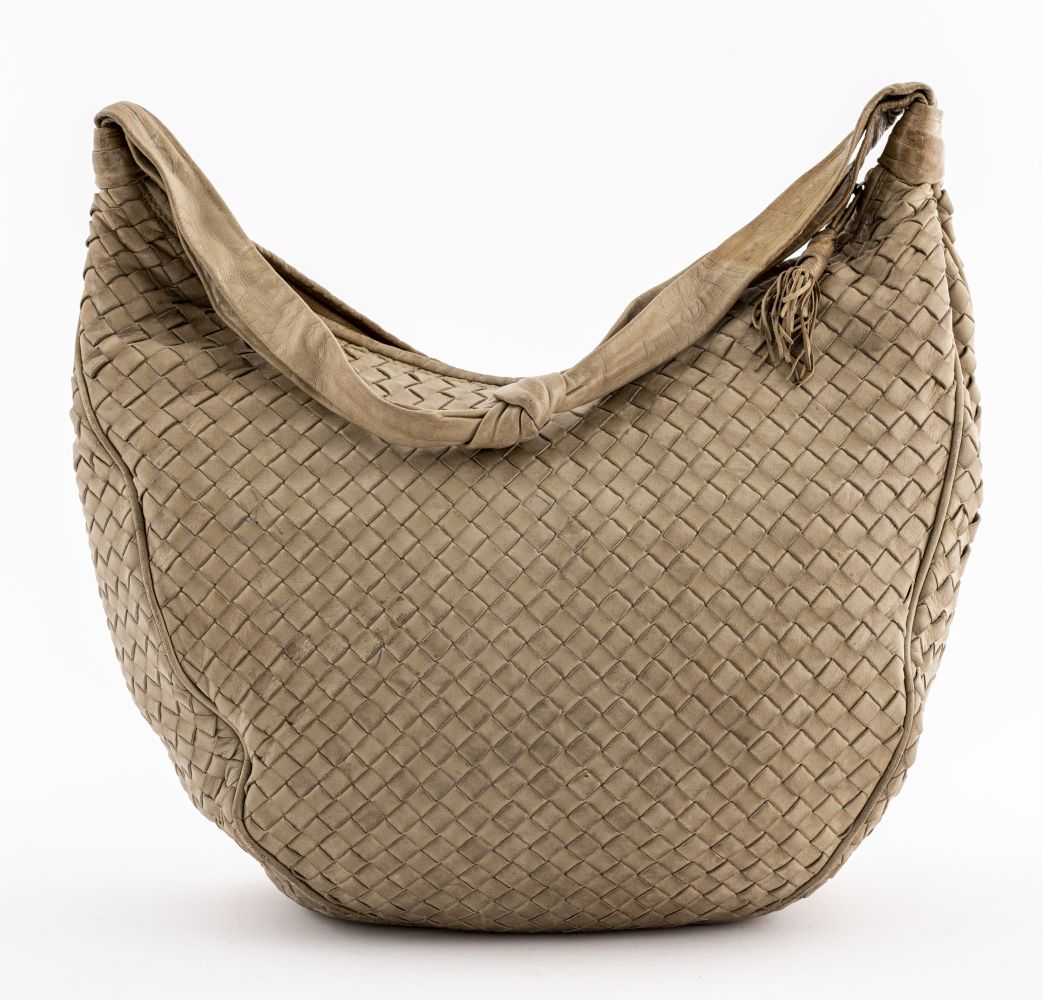 BOTTEGA VENETA BEIGE WOVEN LEATHER