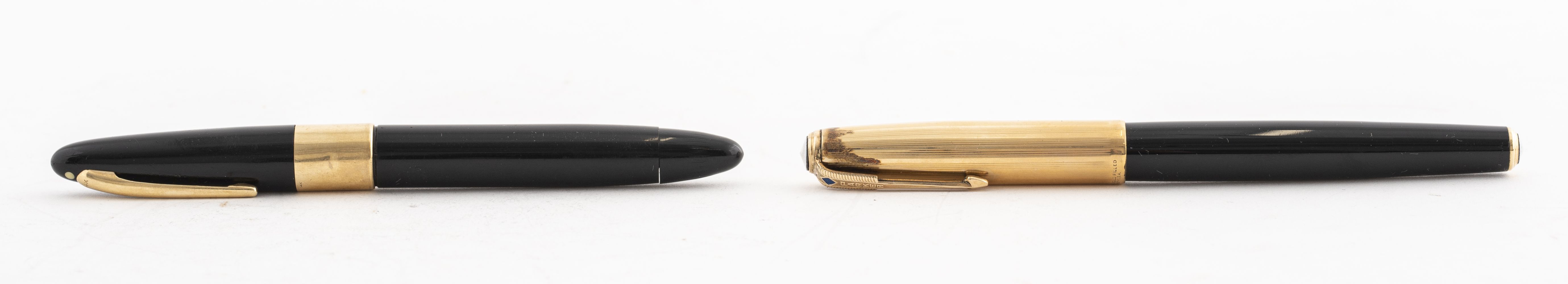 SHEAFFER 14K GOLD & PARKER GOLD-FILLED