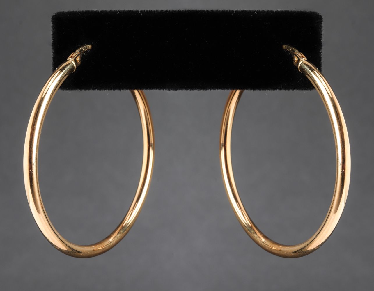 MILOR ITALIAN 18K YELLOW GOLD HOOP 3c554d