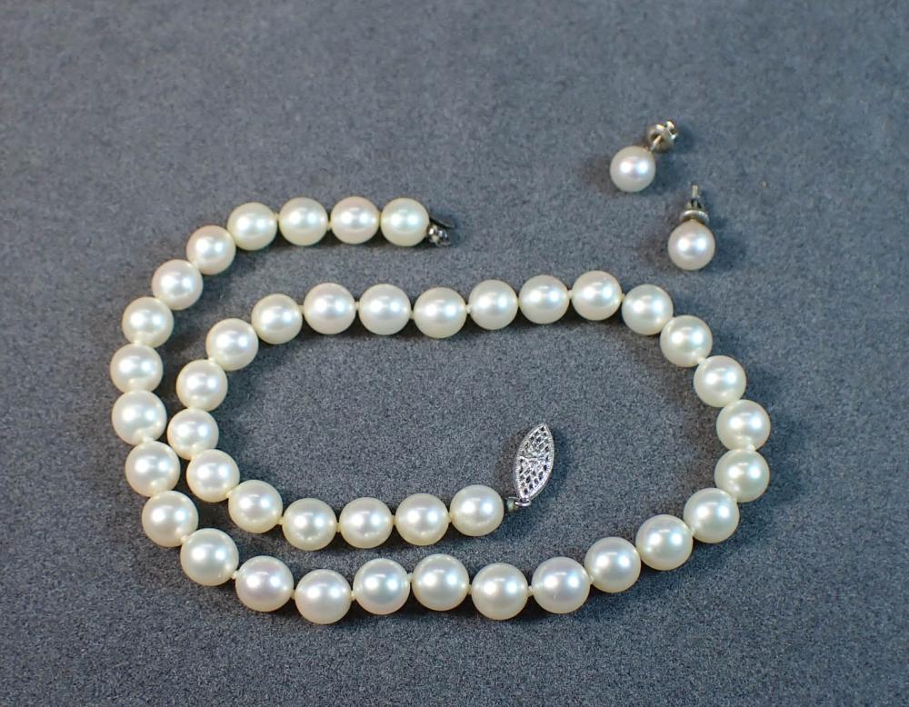 PEARL AND WHITE GOLD NECKLACE AND 3c7cb3