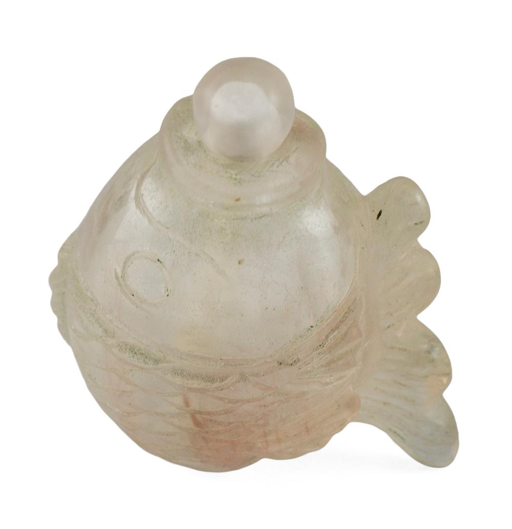 CHINESE ROCK CRYSTAL SNUFF BOTTLE 3c7d0d