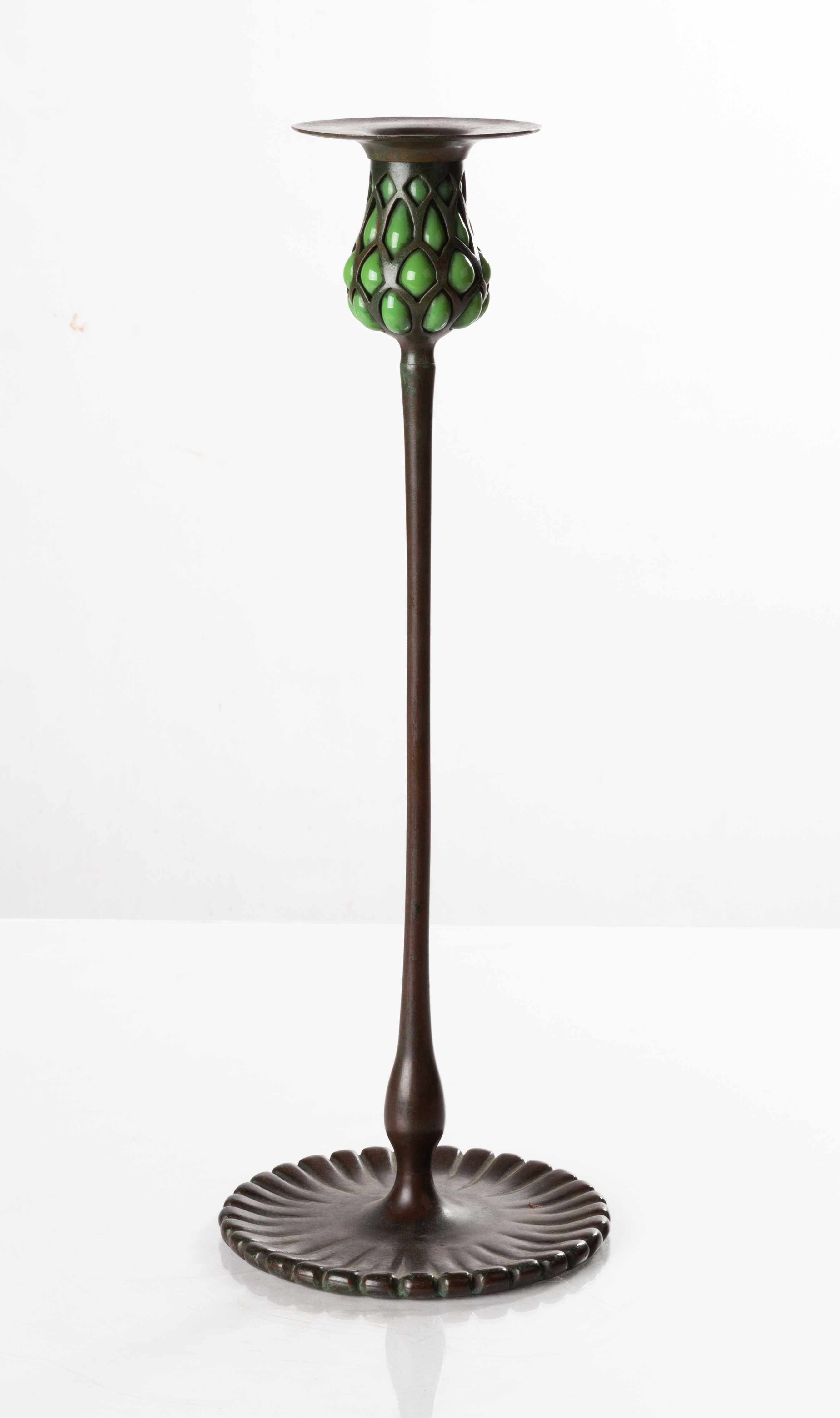 TIFFANY STUDIOS BLOWN OUT CANDLESTICK 3c7e5c