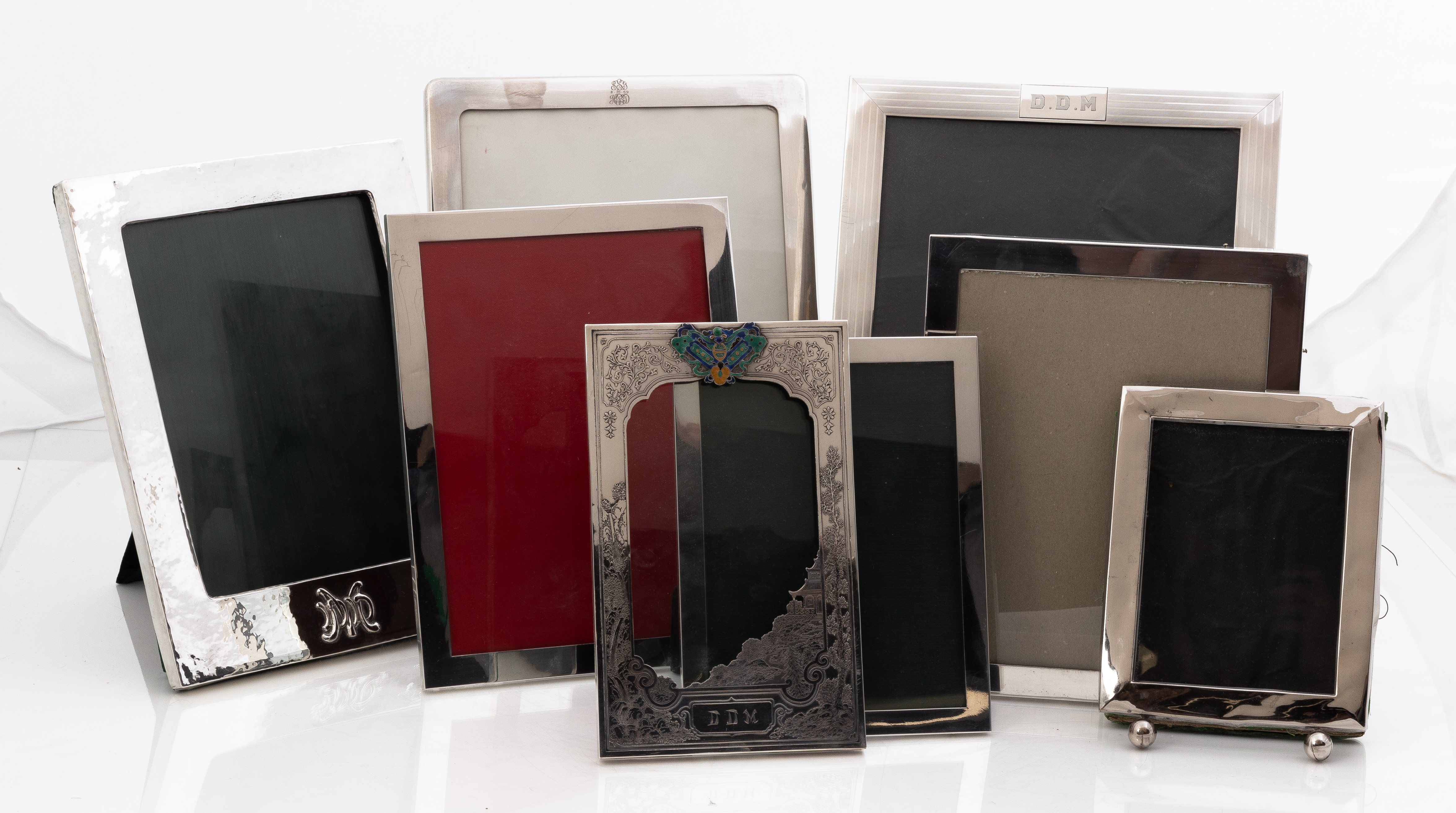 (8) STERLING SILVER PICTURE FRAMES