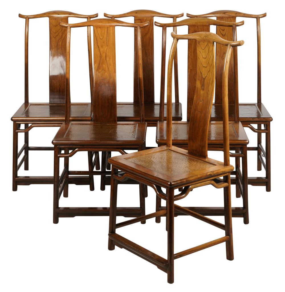 SET OF SIX CHINESE SIDE CHAIRSSet