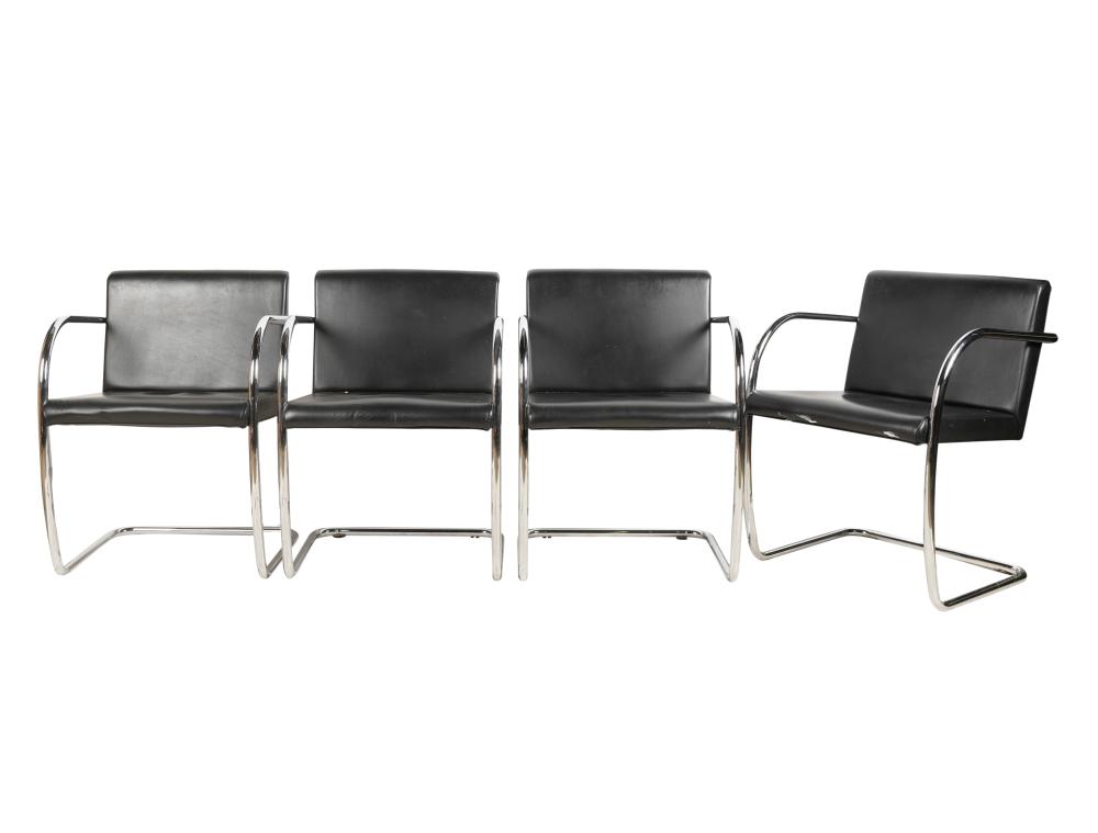 FOUR MODERNIST DINING CHAIRSFour 3c803e