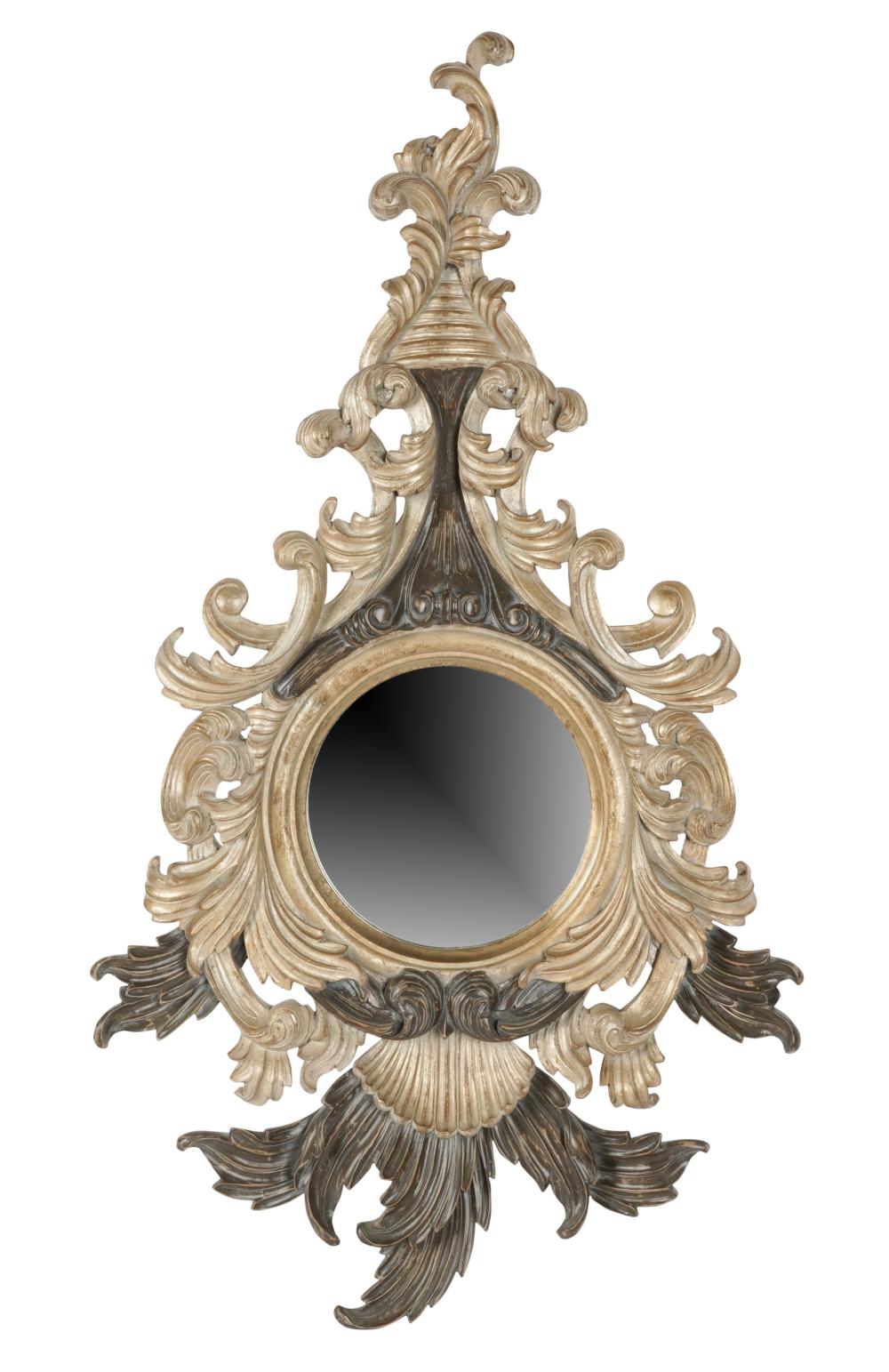 ROCOCO STYLE PAINTED WALL MIRRORRococo 3c8072