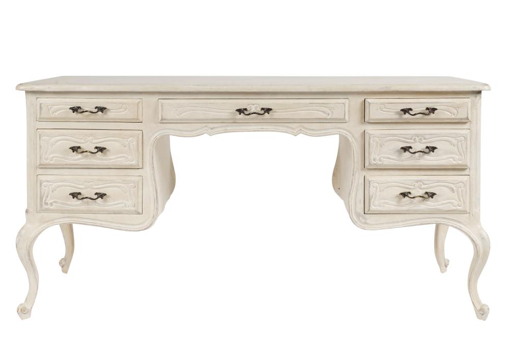 ROCOCO-STYLE WHITE-PAINTED DESKRococo-Style