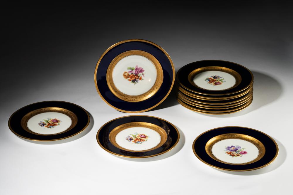 SET OF 12 ROYAL BAVARIAN HUTSCHENREUTHER