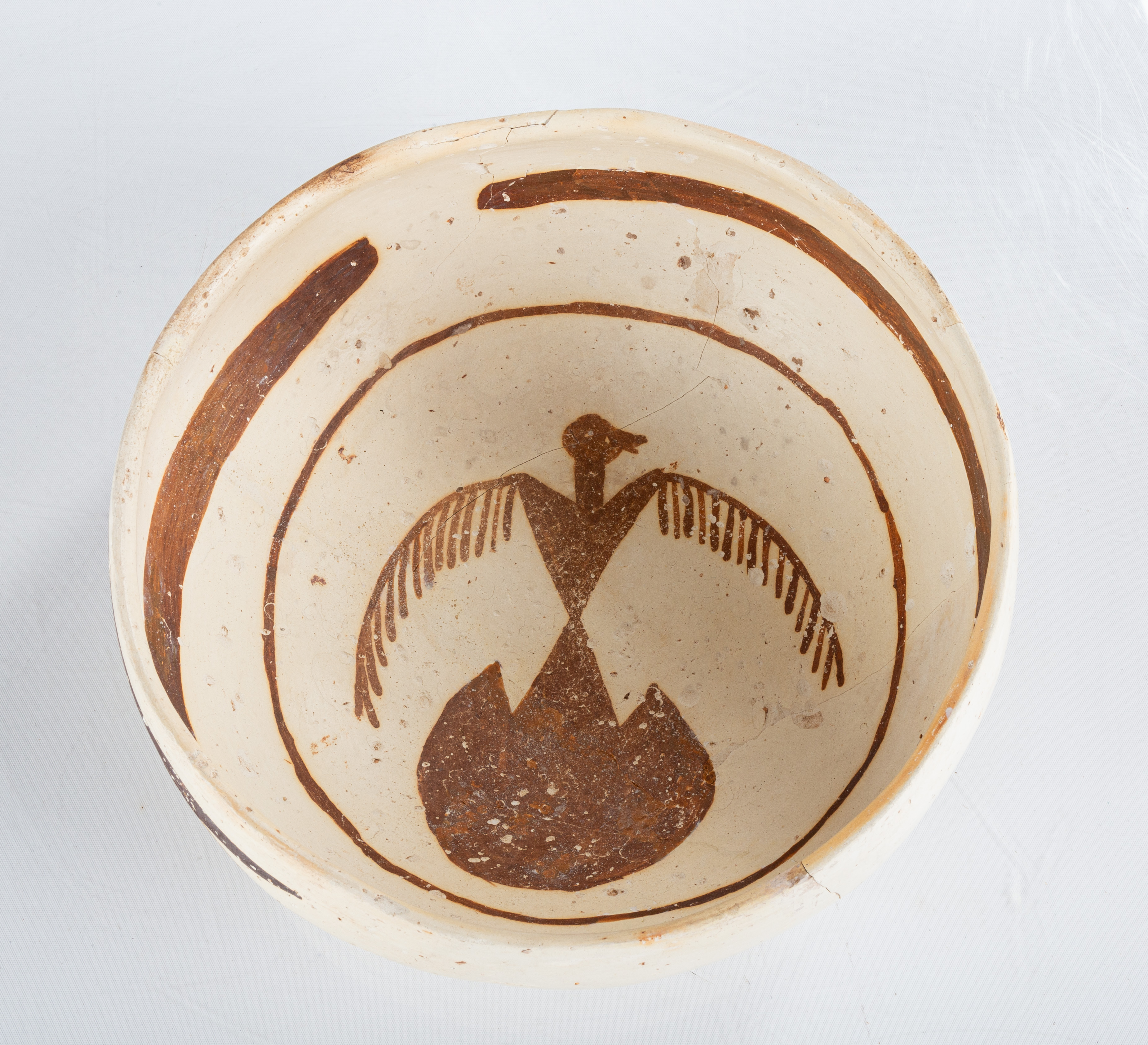 ANCESTRAL PUEBLO With bird decoration.