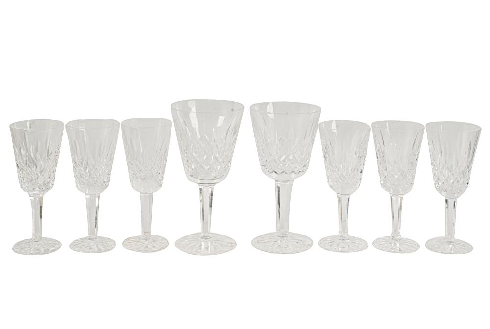 WATERFORD CRYSTAL PARTIAL STEMWARE 3c8131